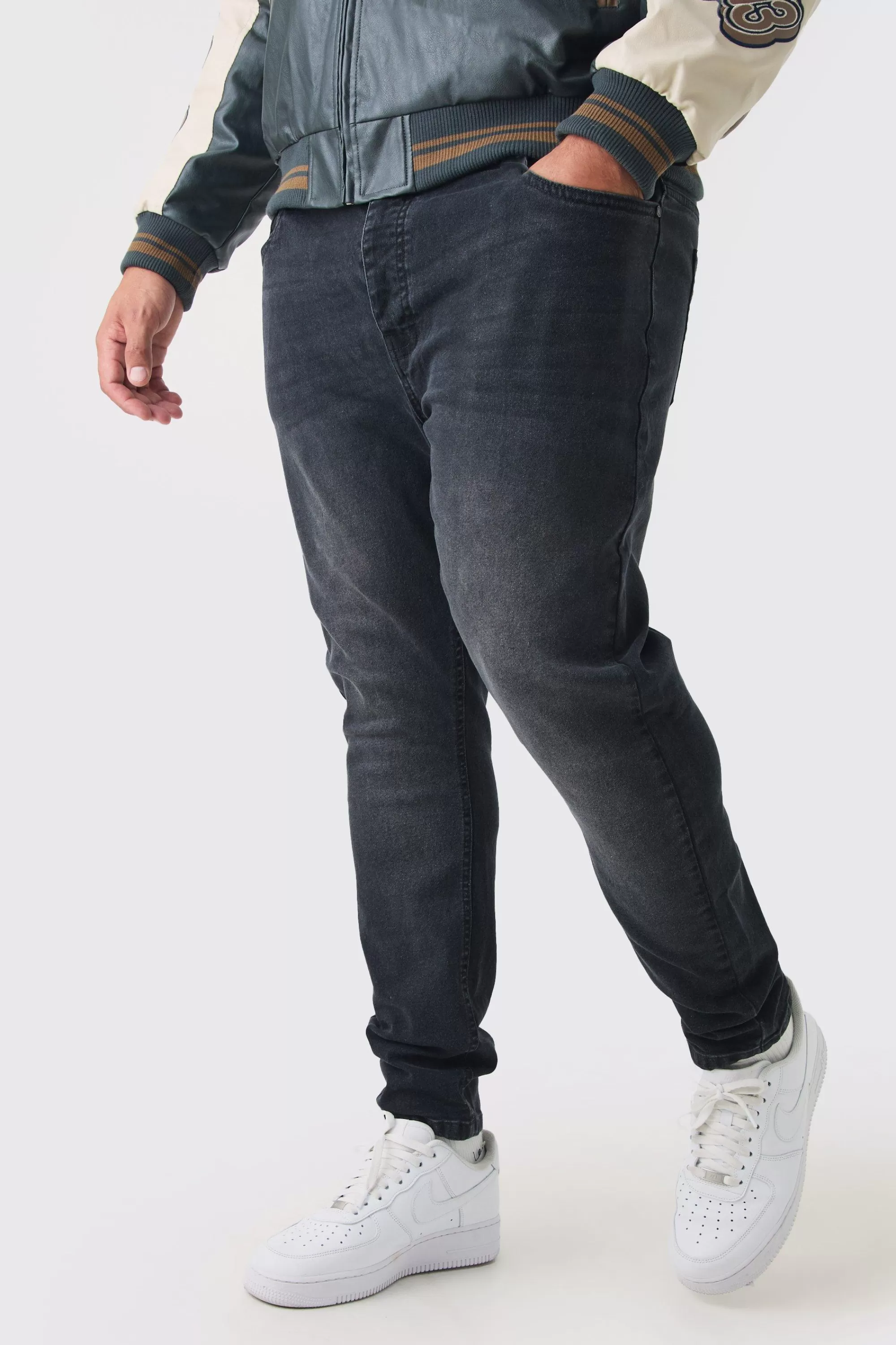 boohooMAN Plus Stretch Skinny Fit Jean | UK