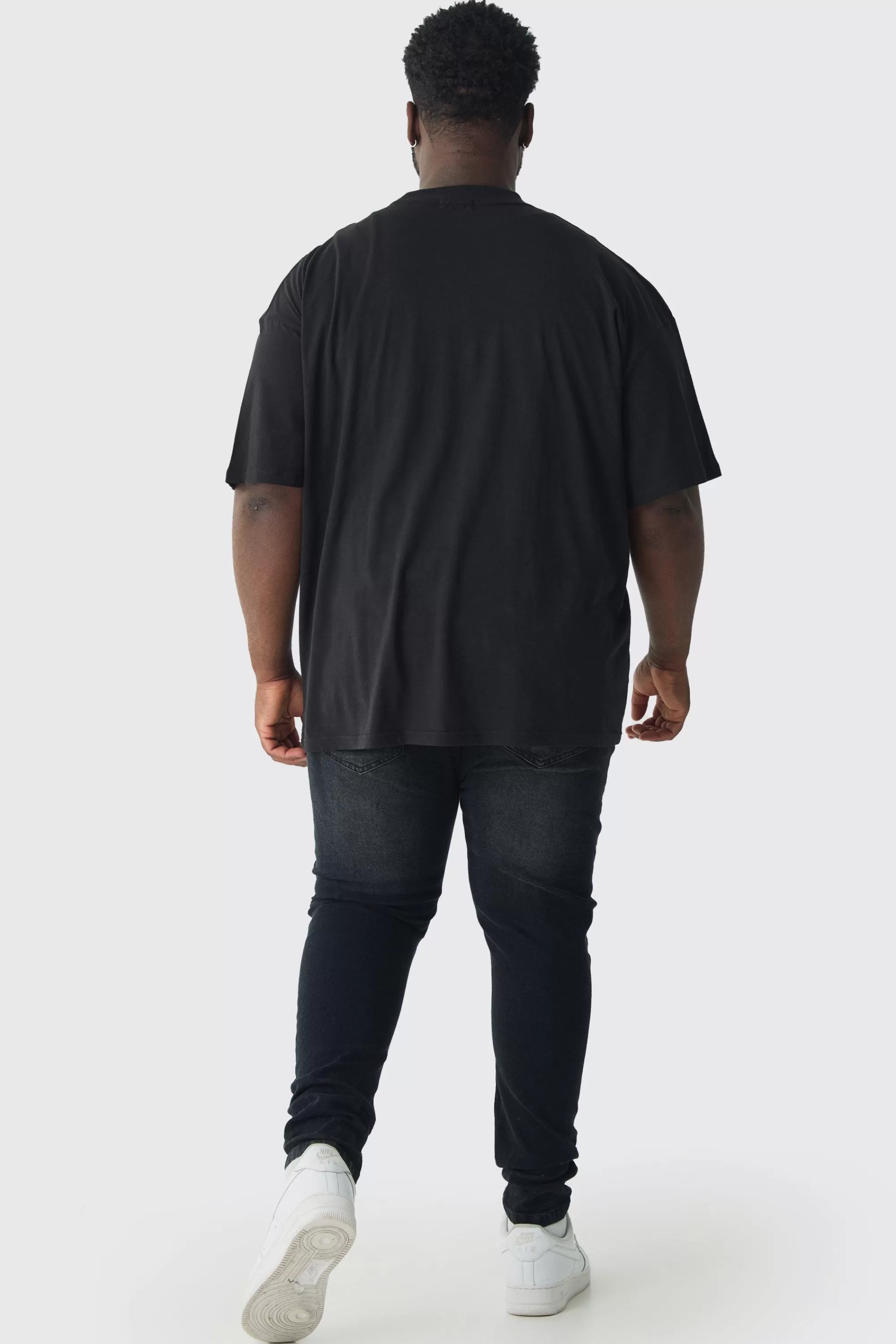 boohooMAN Plus Super Skinny Stretch Jean | UK