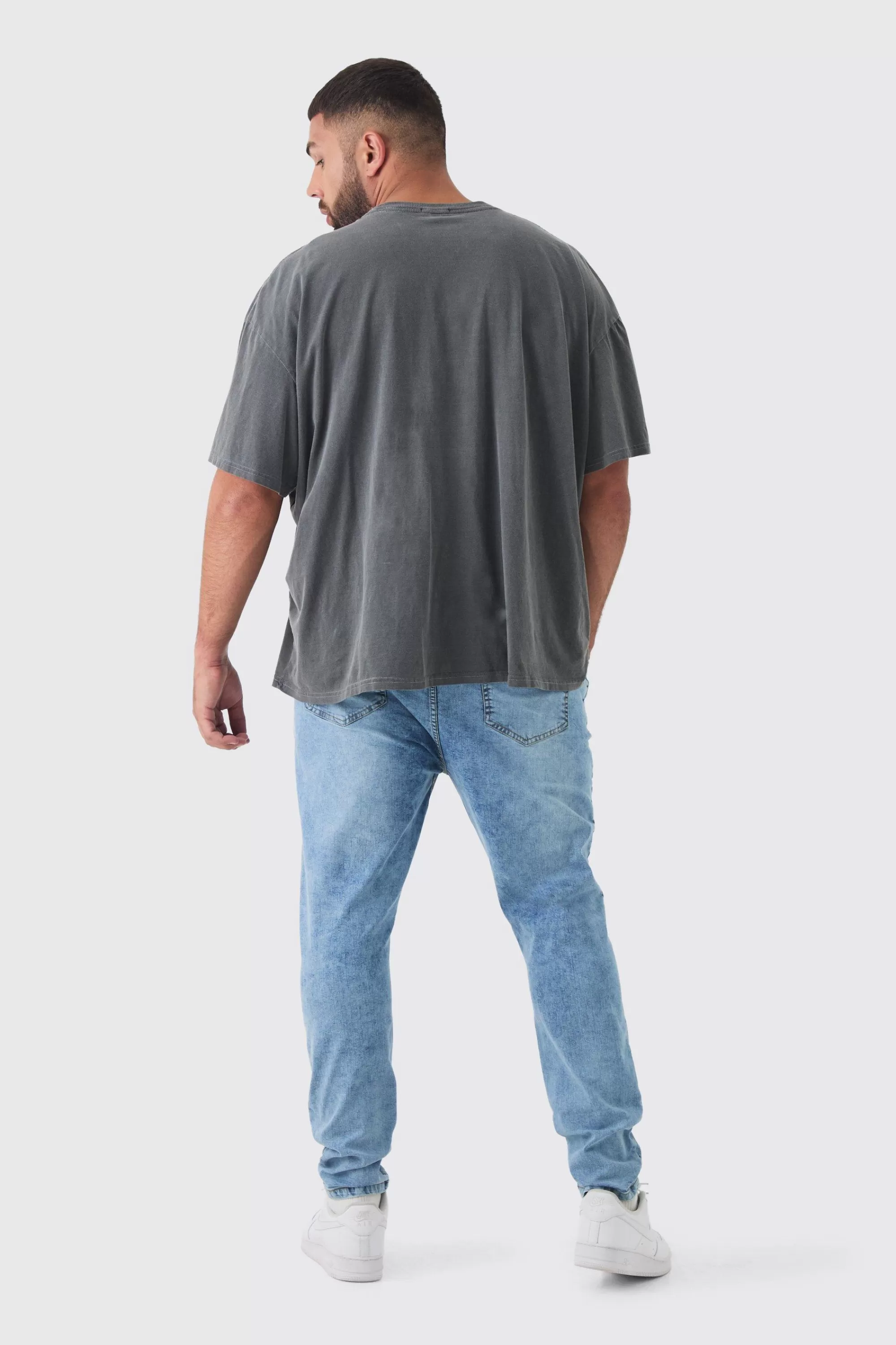 boohooMAN Plus Super Skinny Stretch Jean | UK