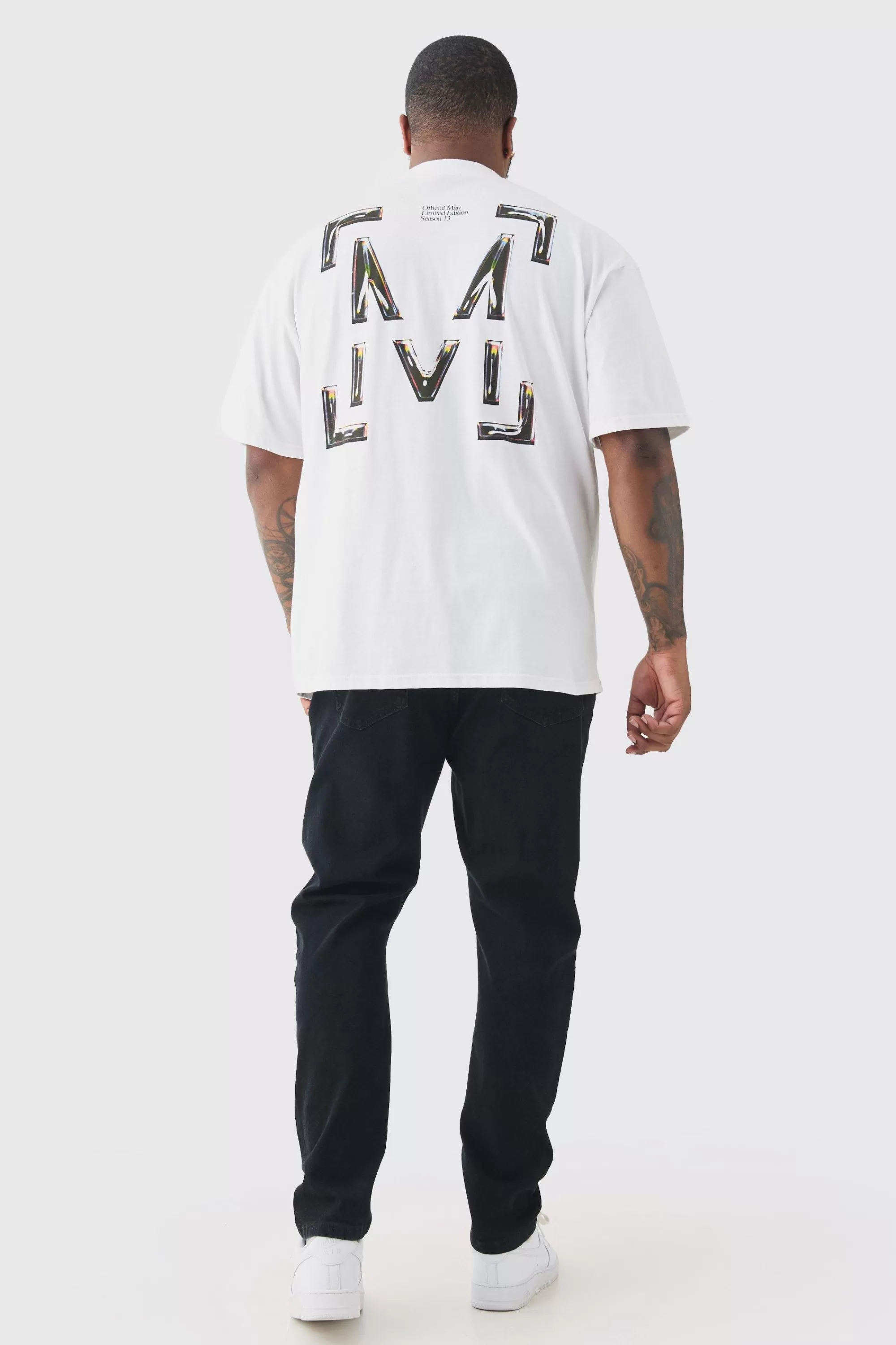 boohooMAN Plus Super Skinny Stretch Jean | UK