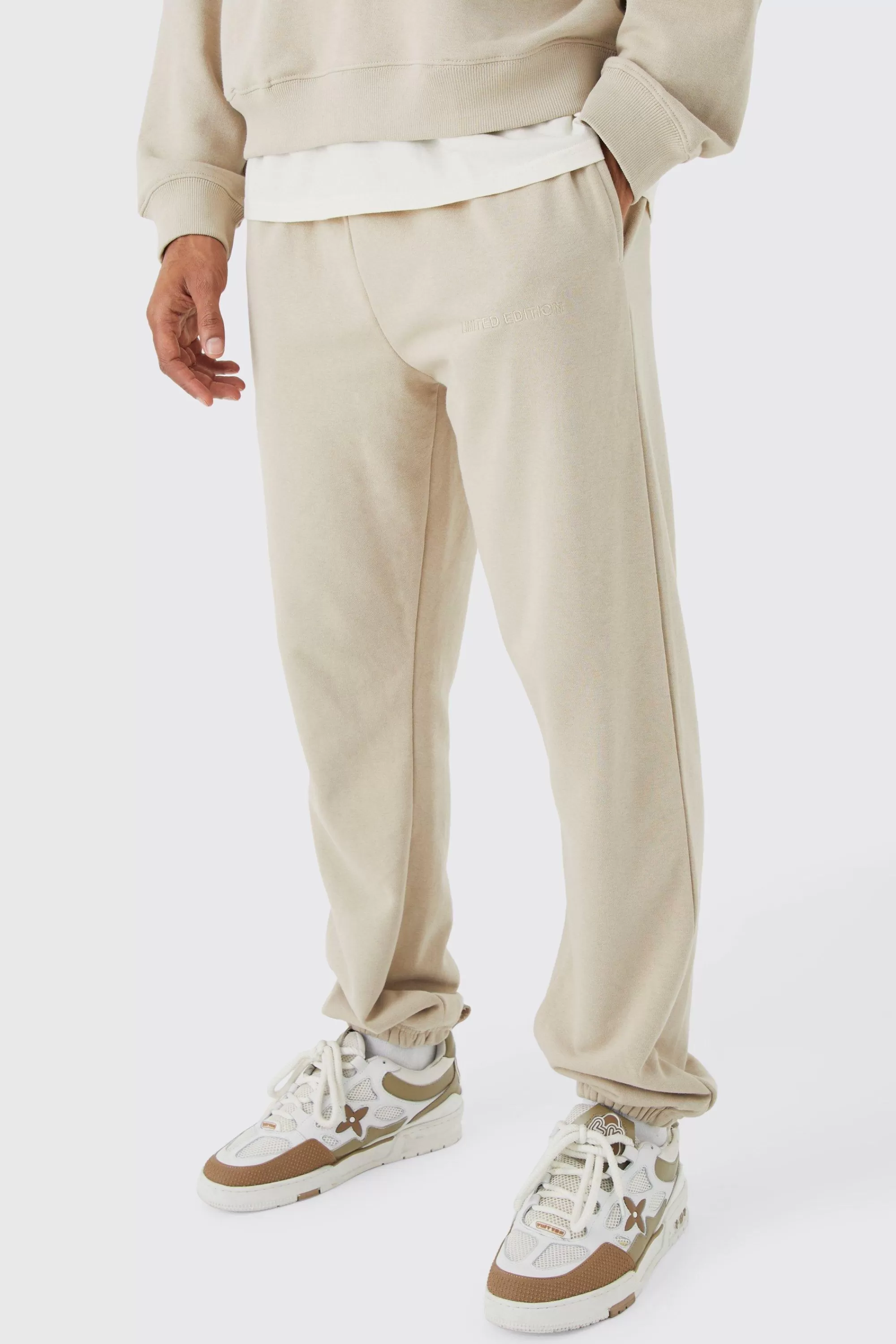 boohooMAN Regular Fit Loopback Jogger | UK