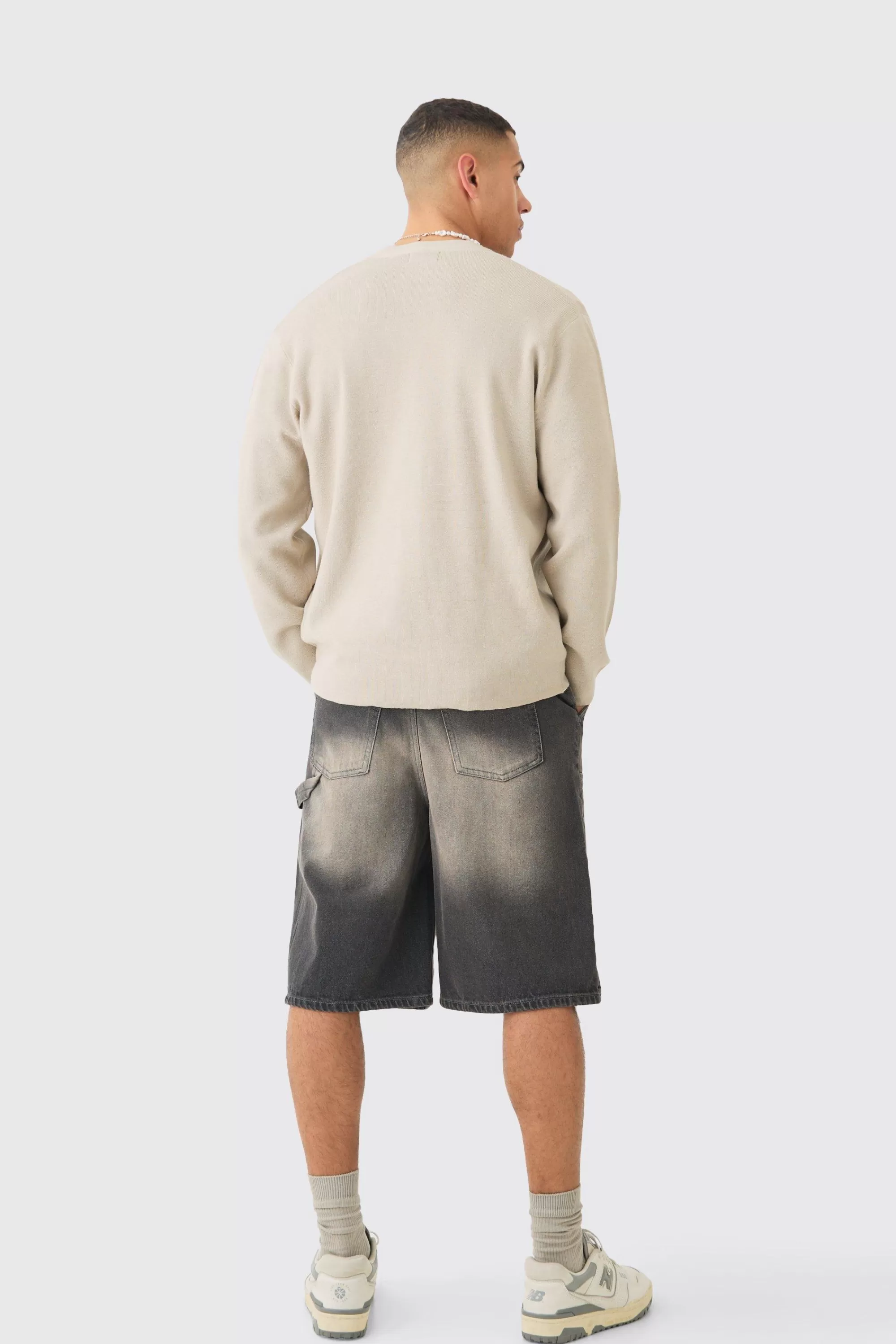 boohooMAN Regular Fit Man Branded Knitted Cardigan | UK