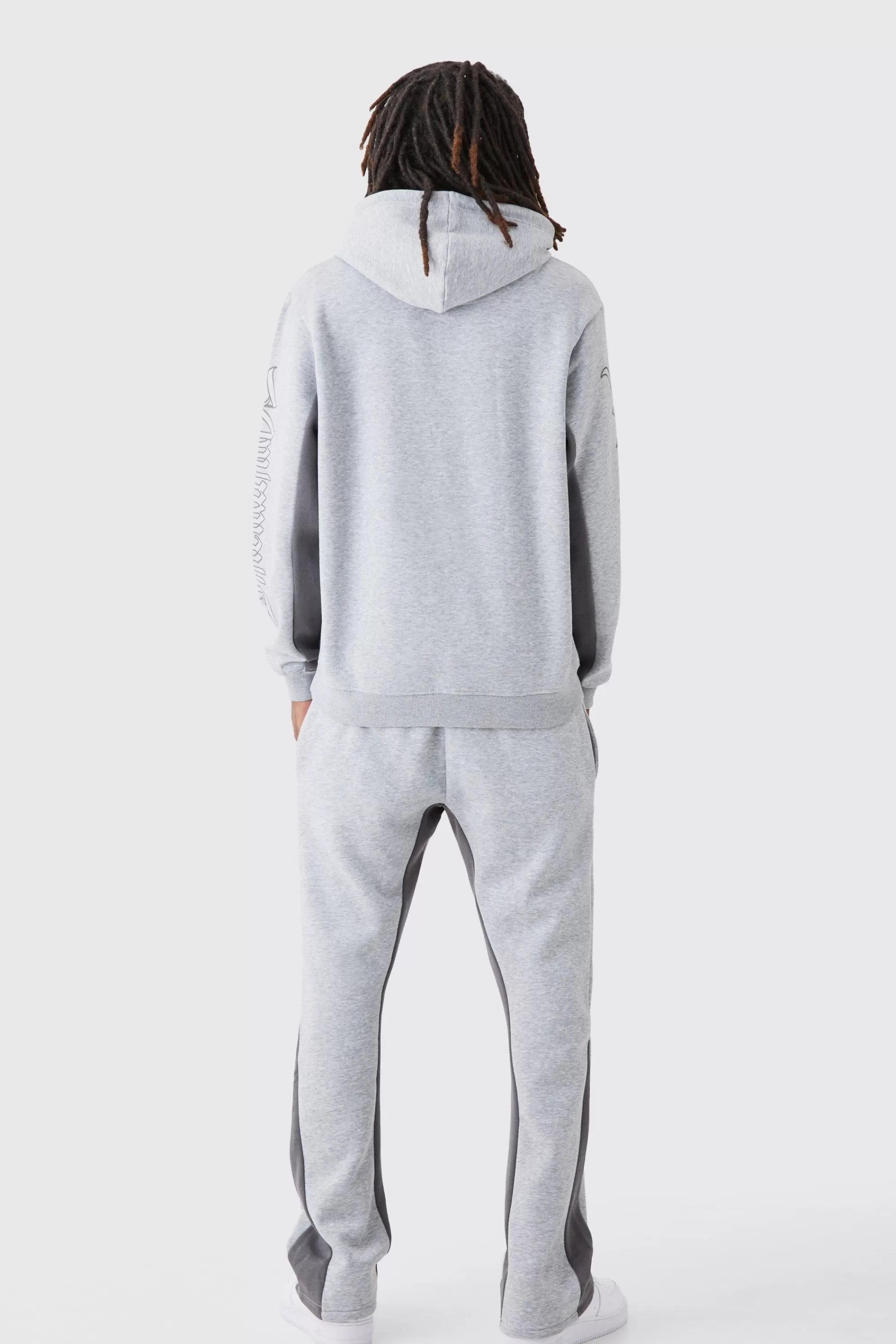 boohooMAN Regular Fit Official Panelled Tracksuit | UK