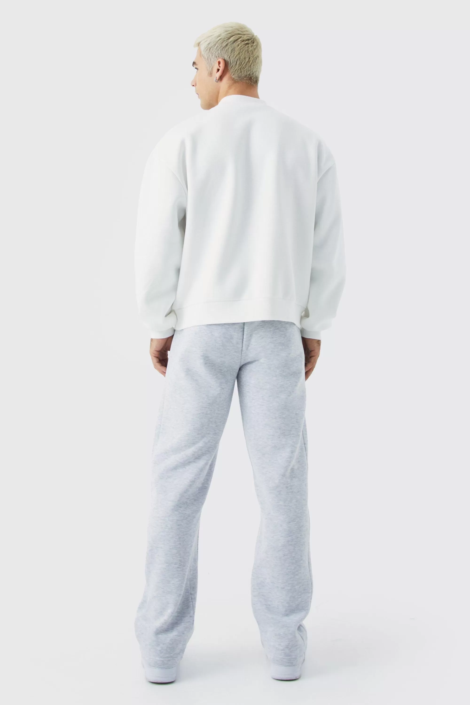 boohooMAN Regular Printed Gusset Jogger | UK