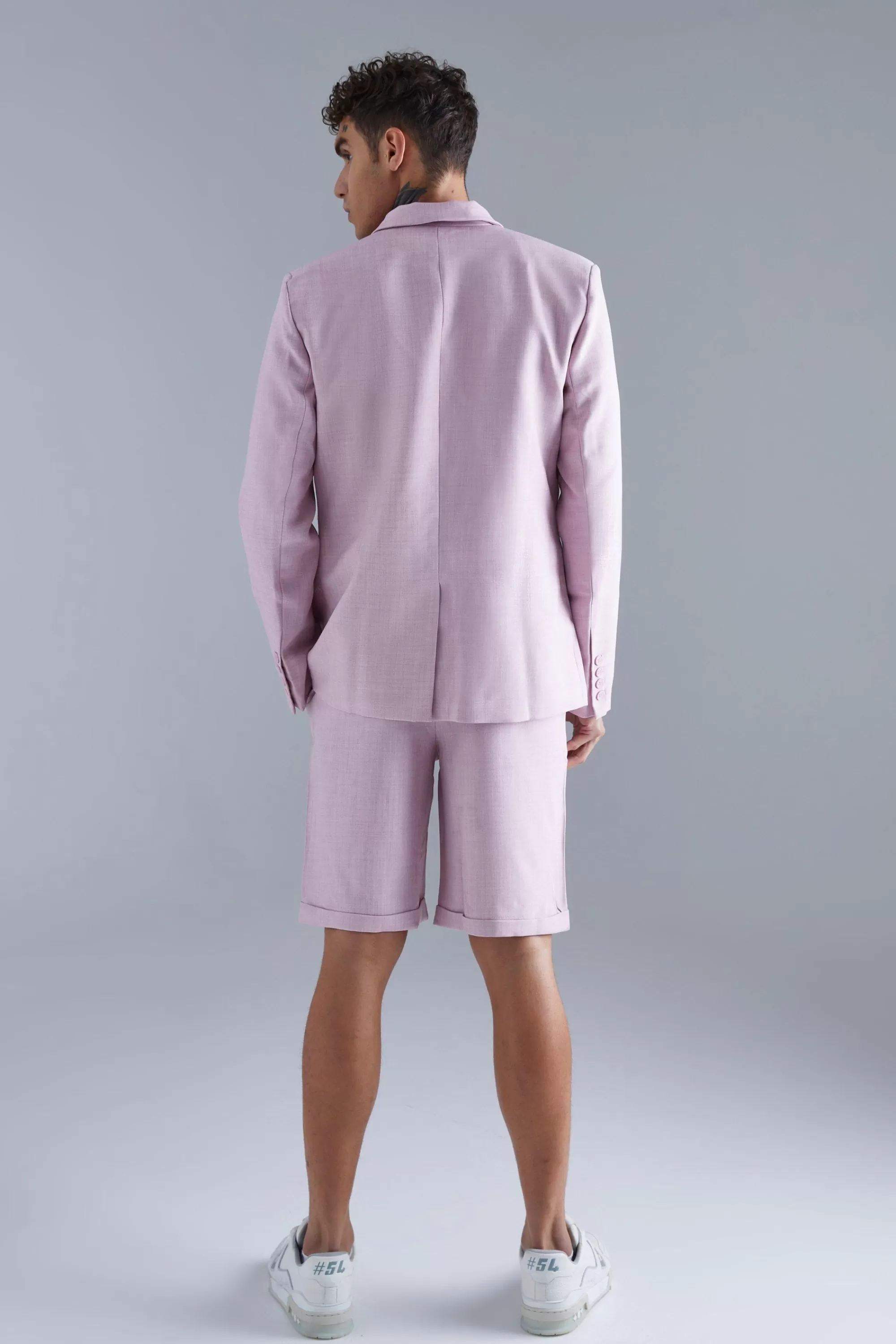 boohooMAN Relaxed Double Breasted Suit | UK