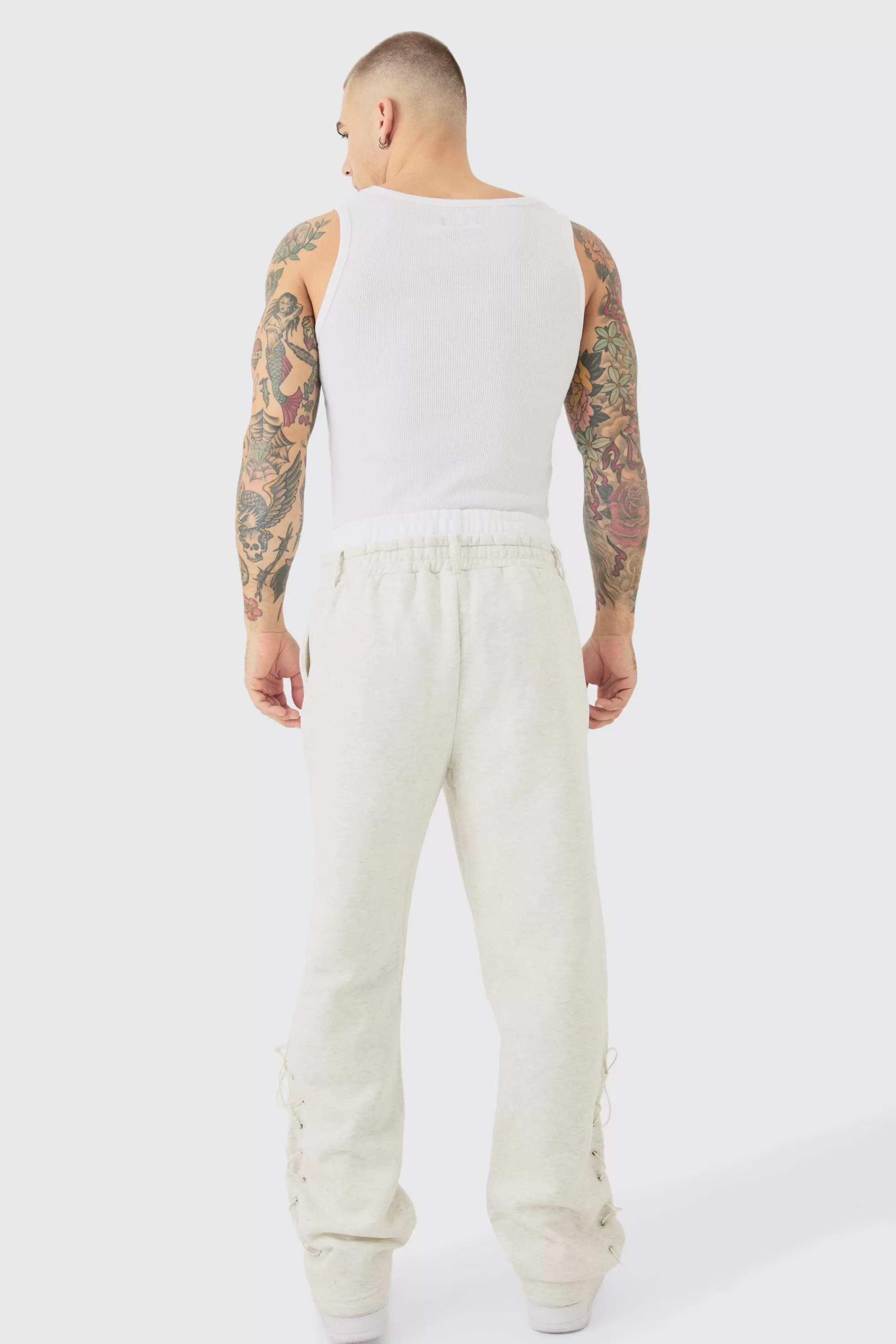 boohooMAN Relaxed Double Waistband Jogger | UK