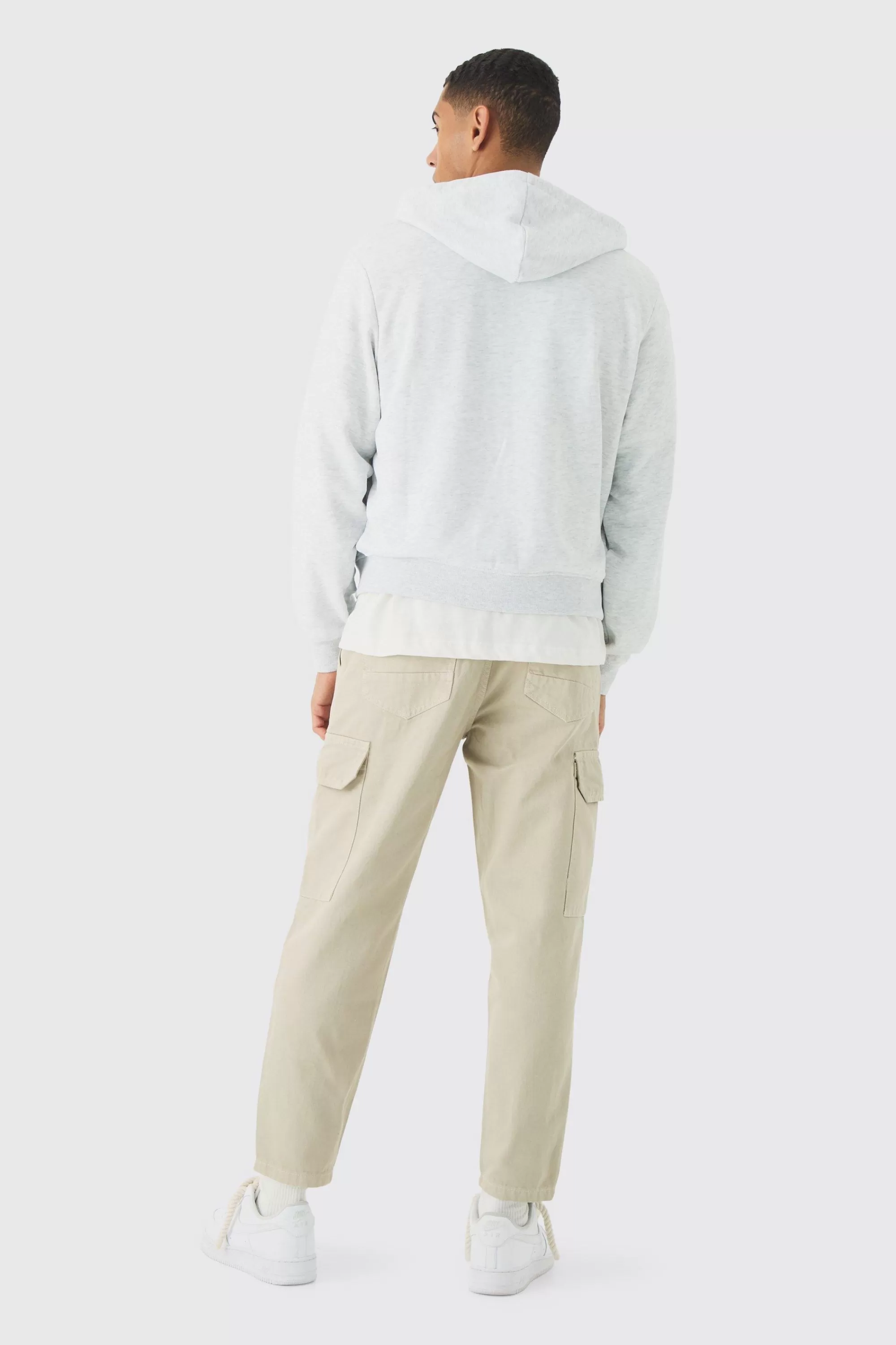 boohooMAN Relaxed Fit Carpenter Cargo Jeans | UK