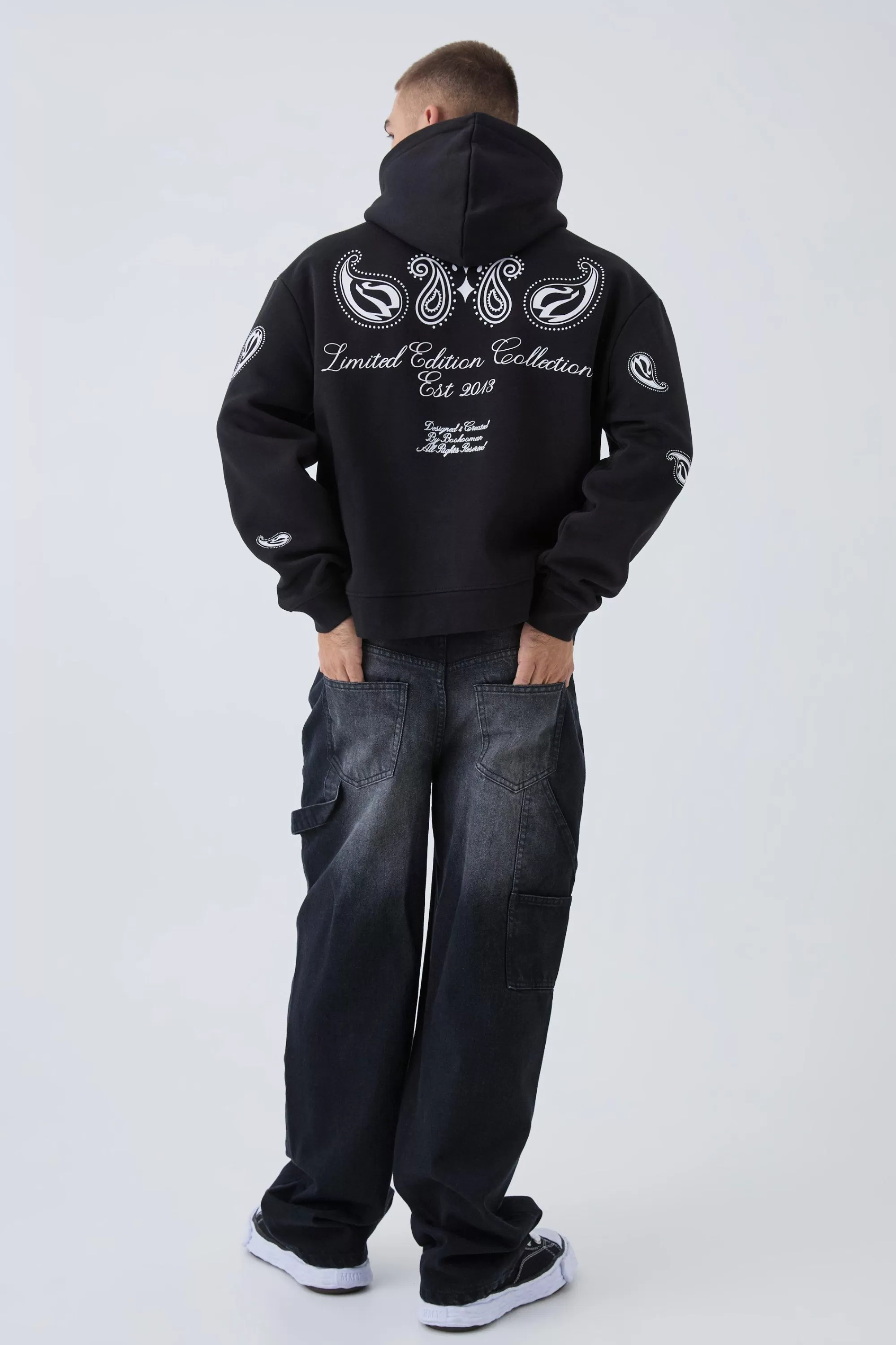 boohooMAN Relaxed Fit Carpenter Jeans | UK