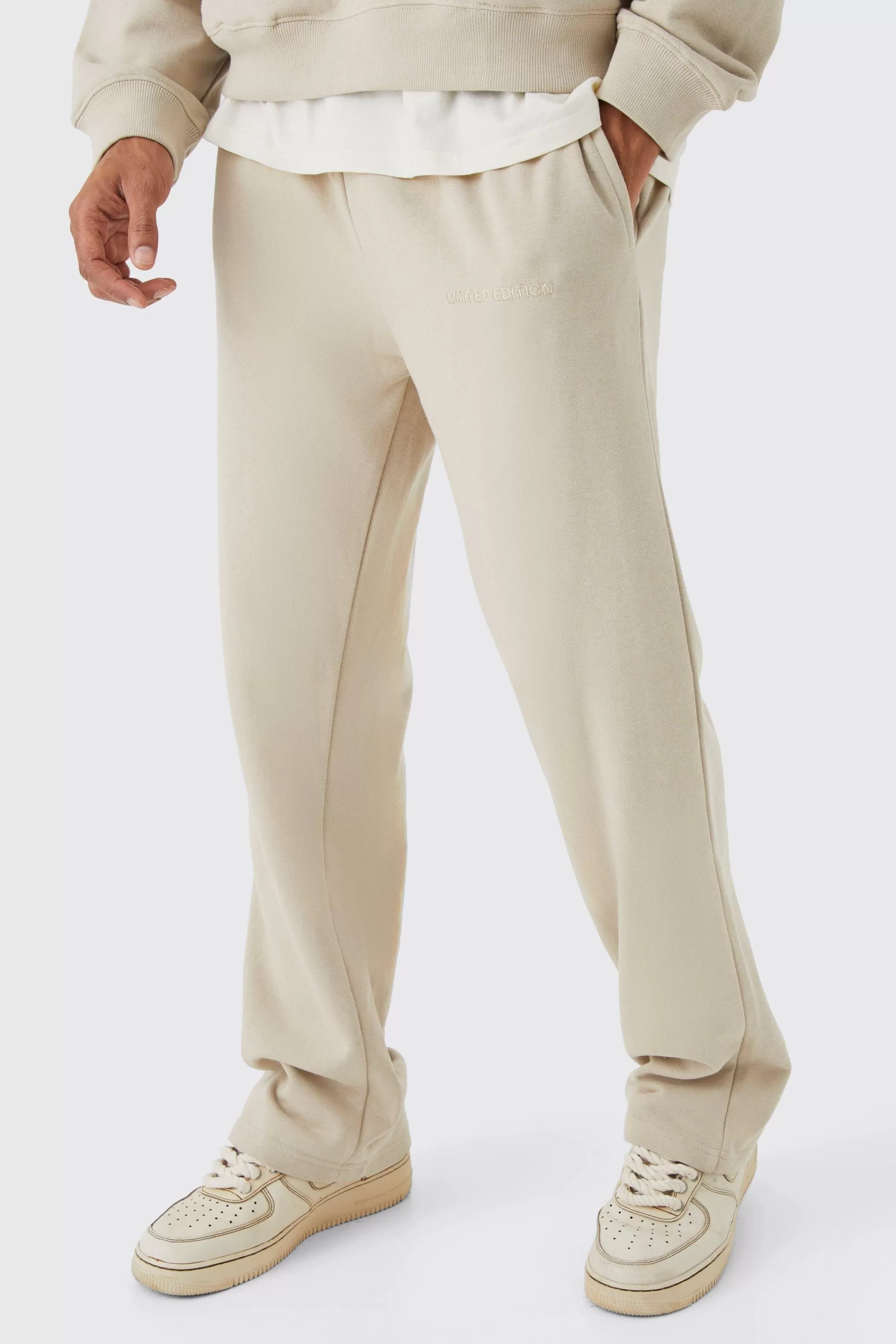 boohooMAN Relaxed Fit Loopback Jogger | UK