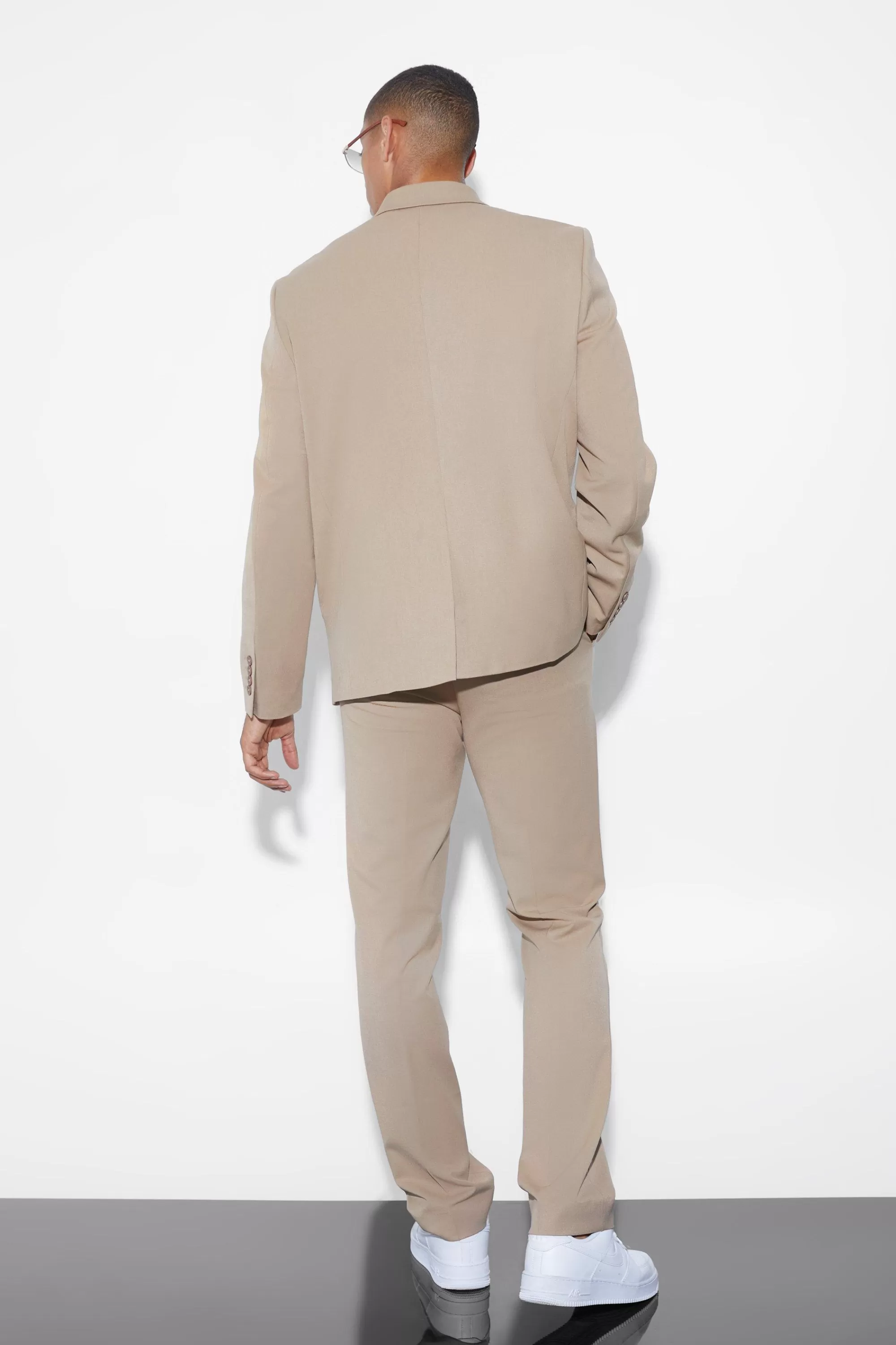 boohooMAN Relaxed Fit Wrap Suit | UK