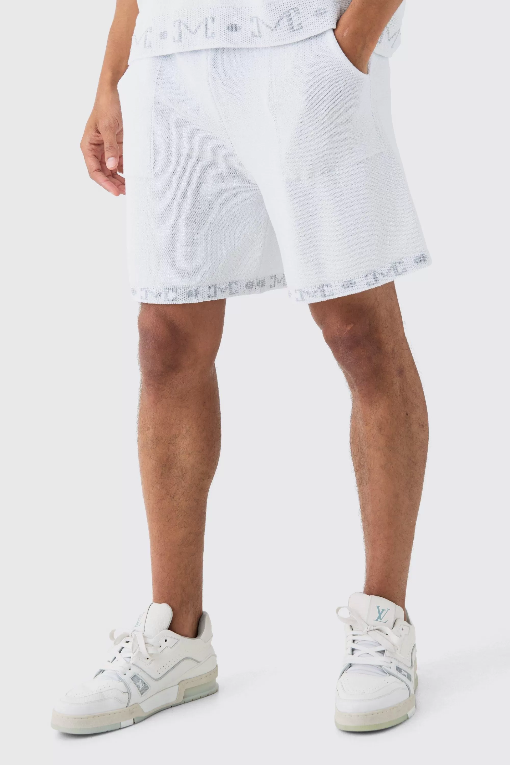 boohooMAN Relaxed Knitted Shorts In | UK