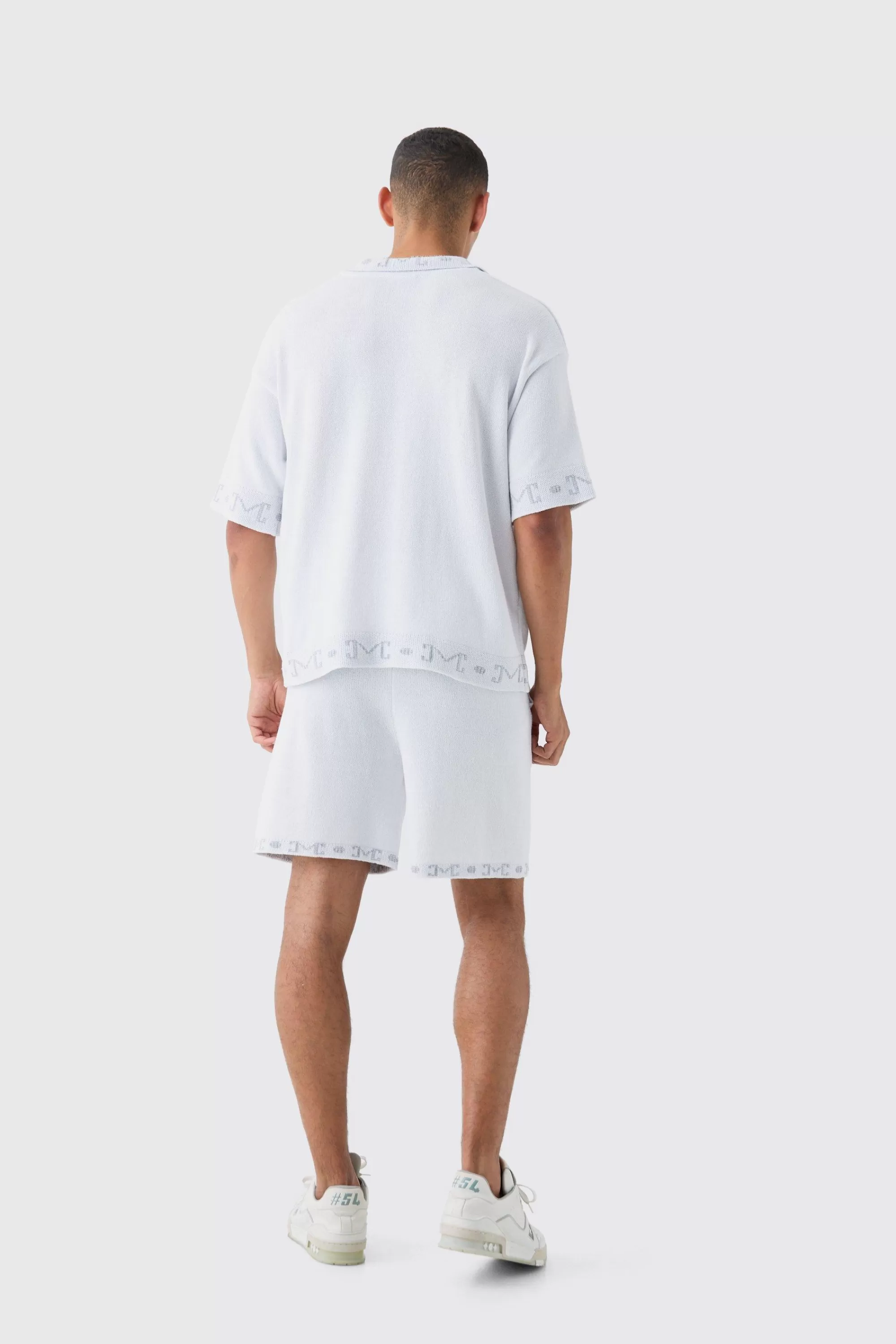 boohooMAN Relaxed Knitted Shorts In | UK