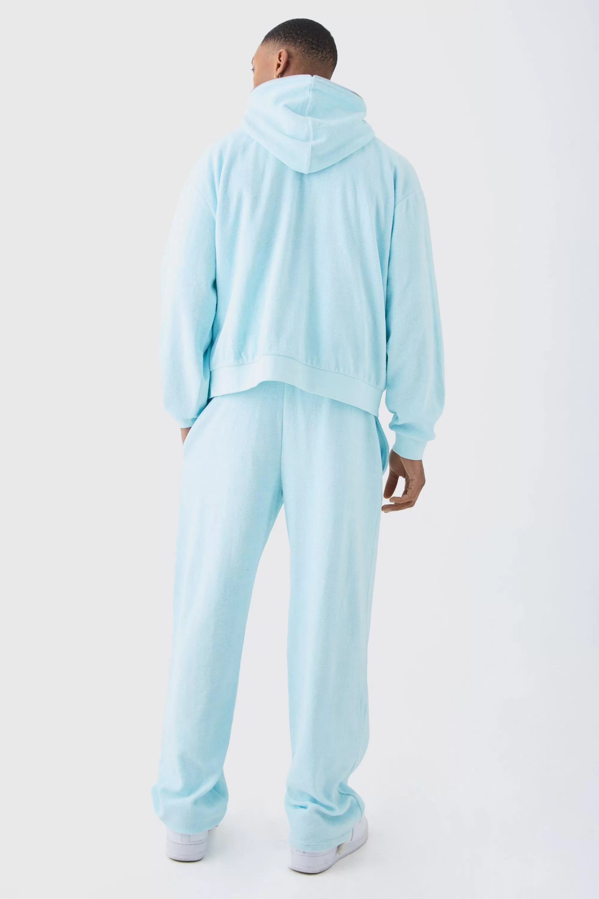 boohooMAN Relaxed Ofcl Towelling Jogger | UK