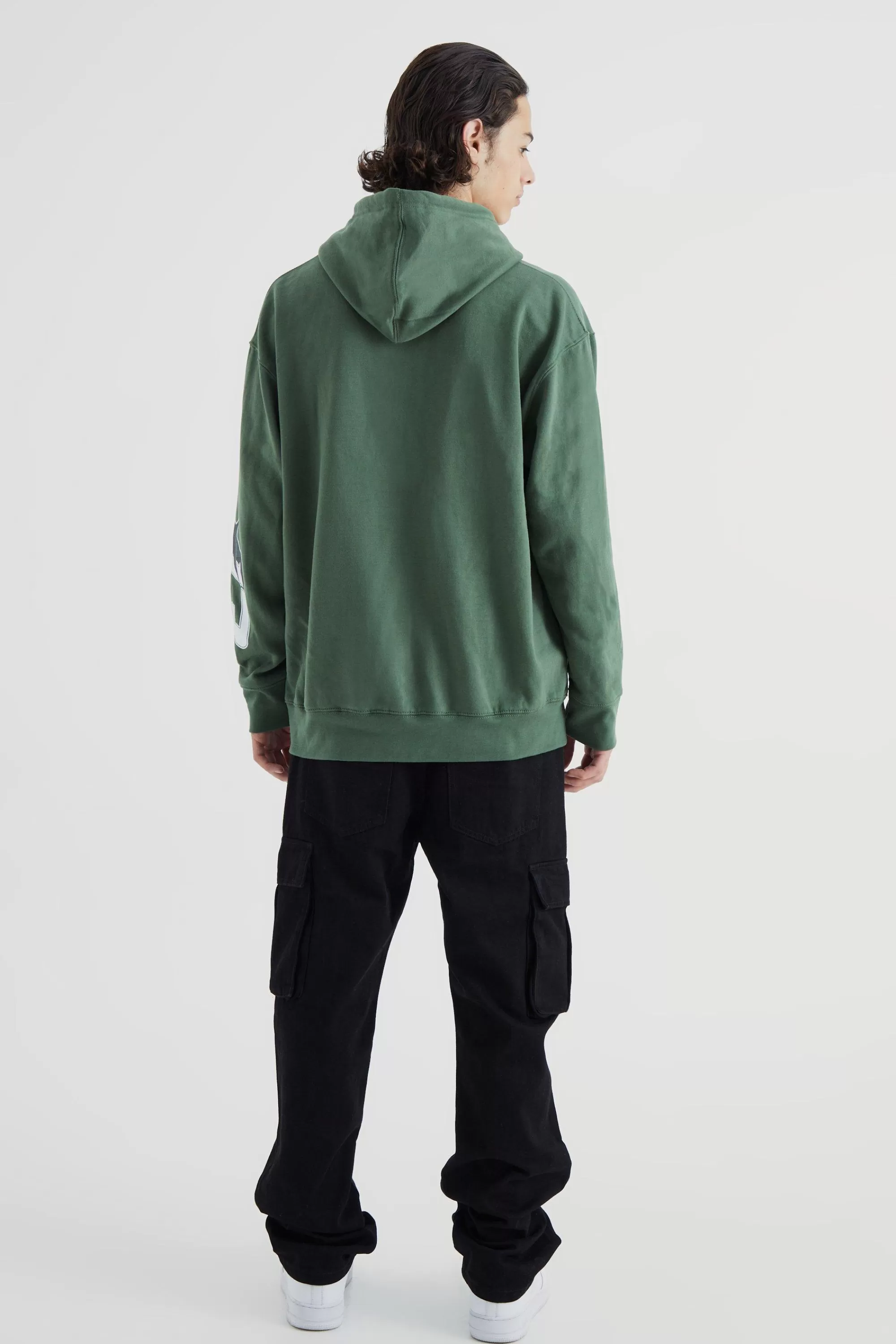 boohooMAN Relaxed Rigid Cargo Jeans | UK