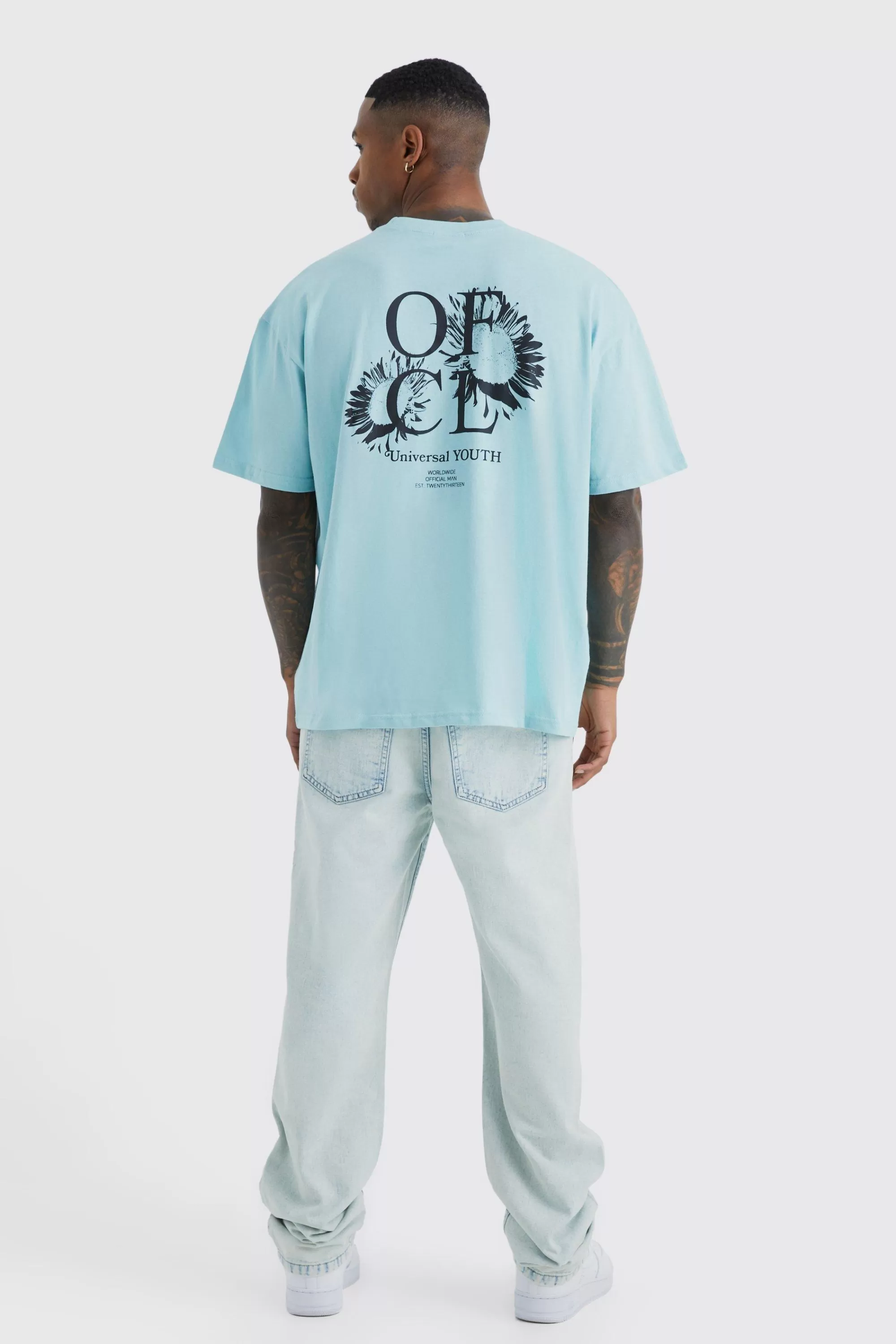 boohooMAN Relaxed Rigid Jean | UK