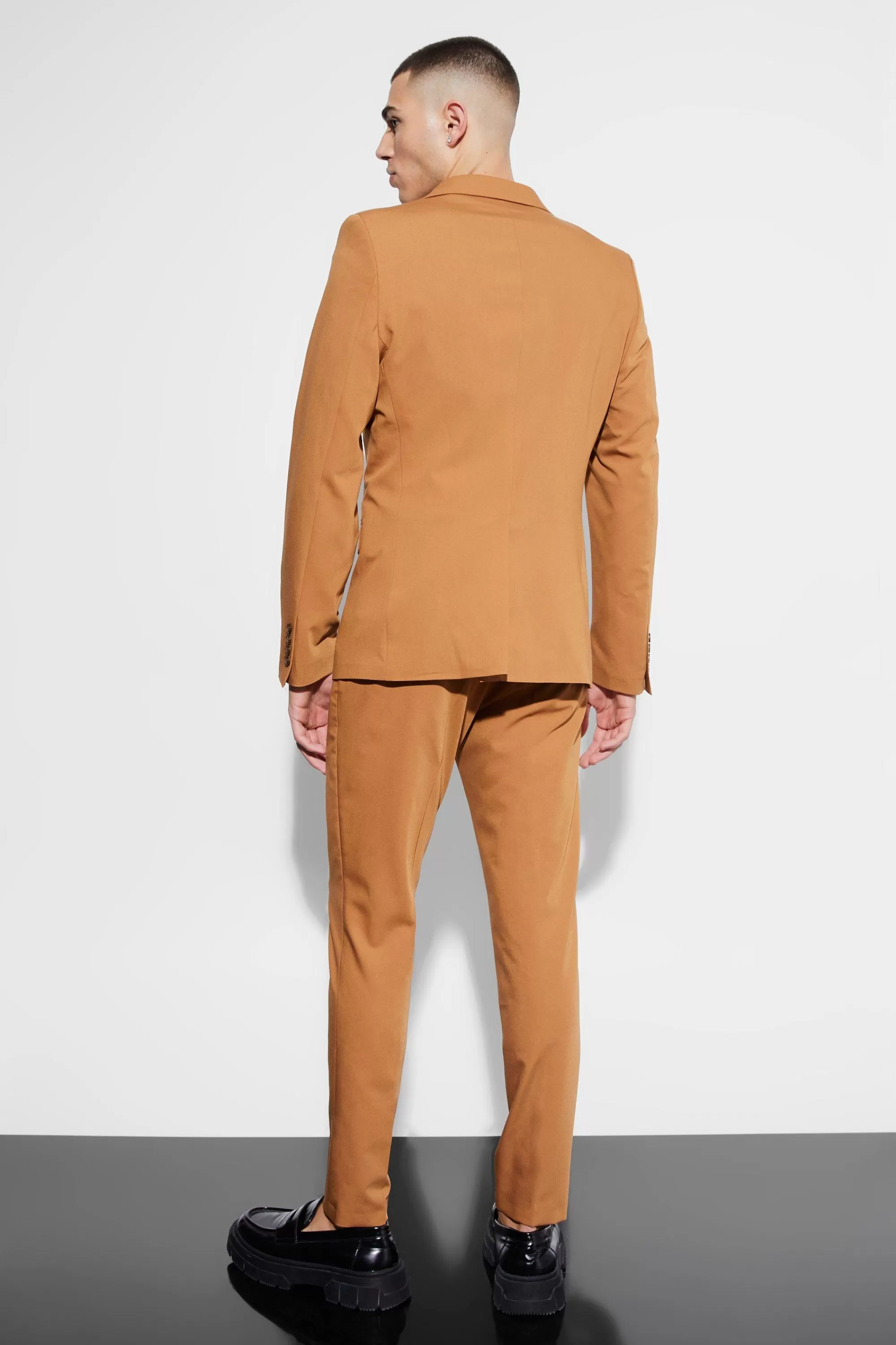boohooMAN Skinny Fit Single Breasted Suit | UK
