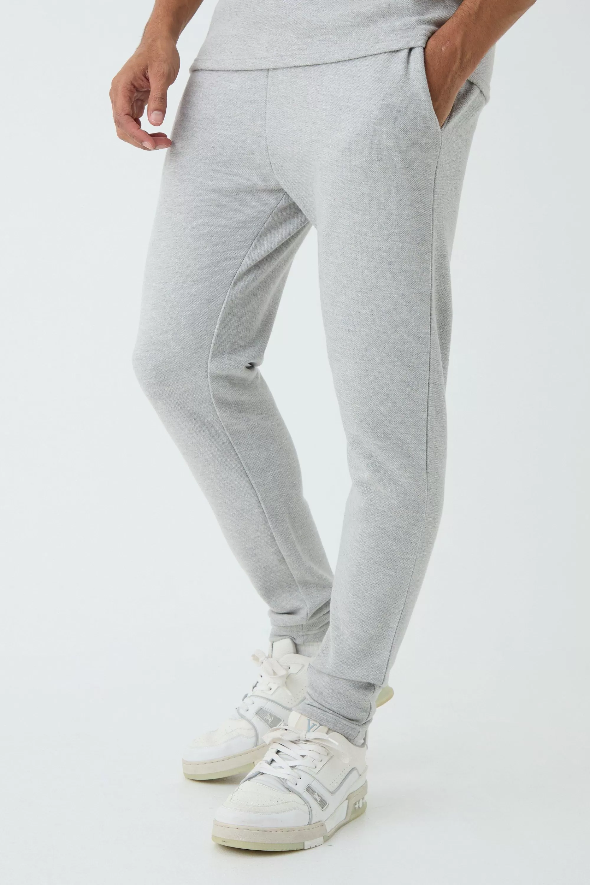 boohooMAN Skinny Pique Jogger | UK