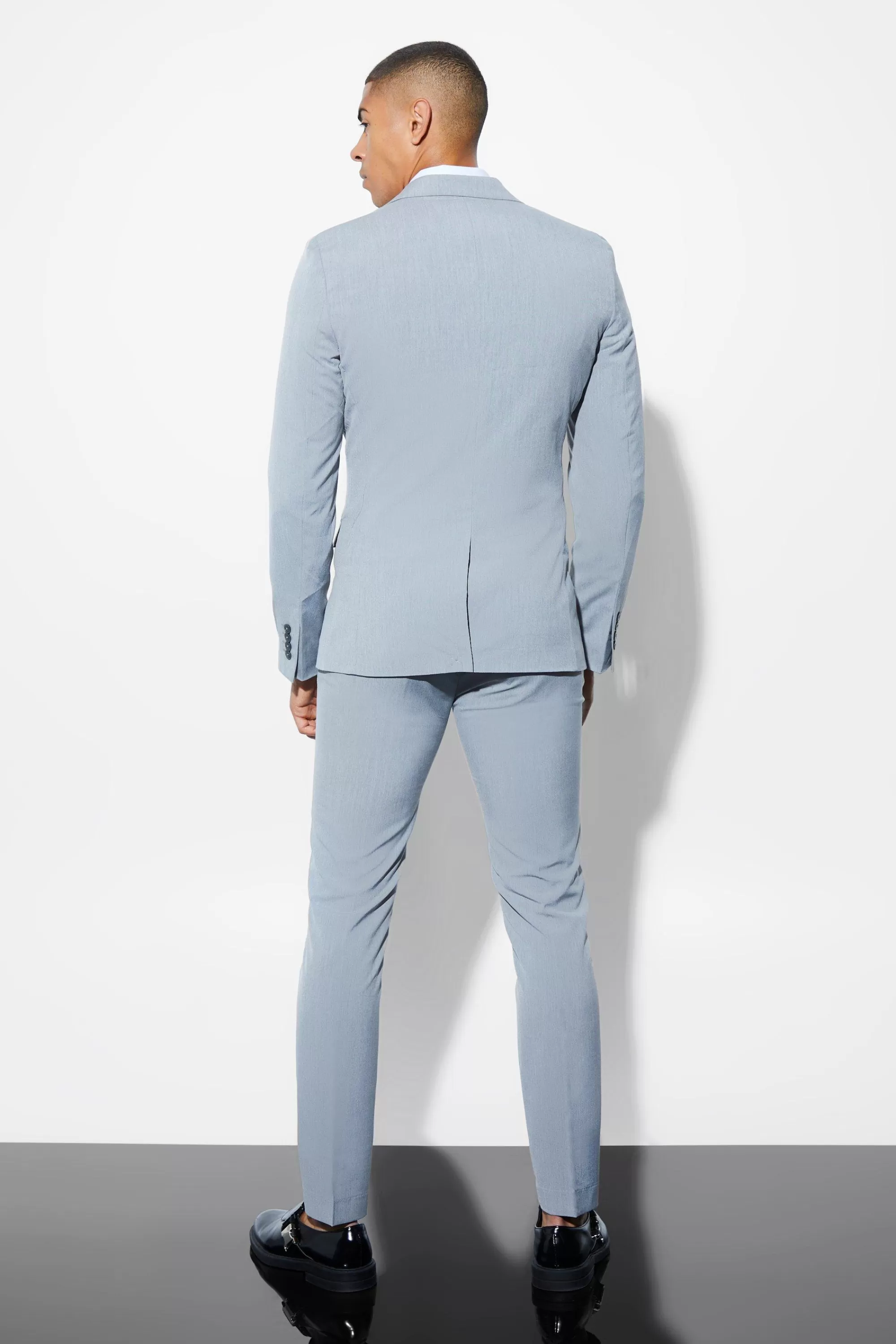 boohooMAN Skinny Single Breasted Suit Jacket | UK