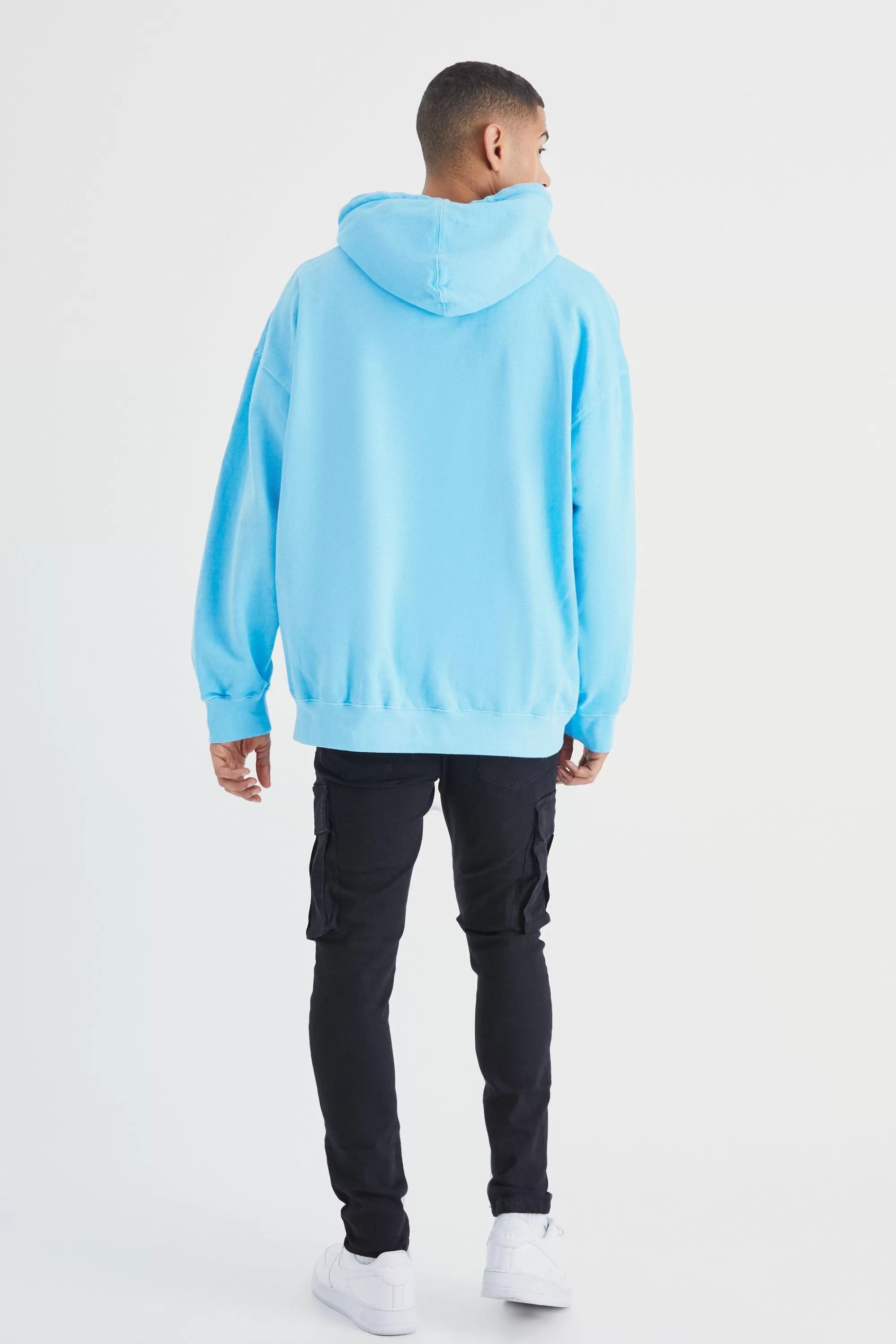 boohooMAN Skinny Stretch Cargo Jean | UK