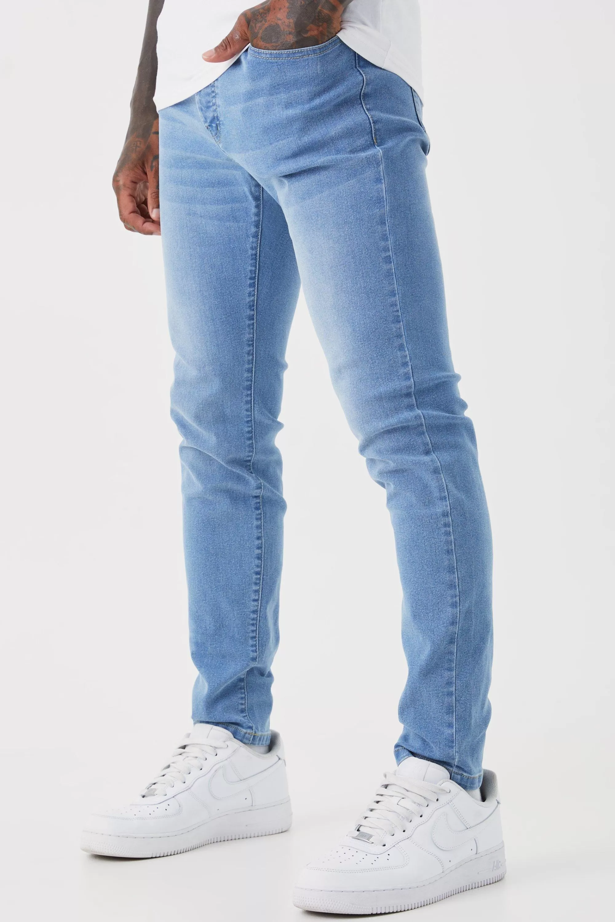 boohooMAN Skinny Stretch Jean | UK