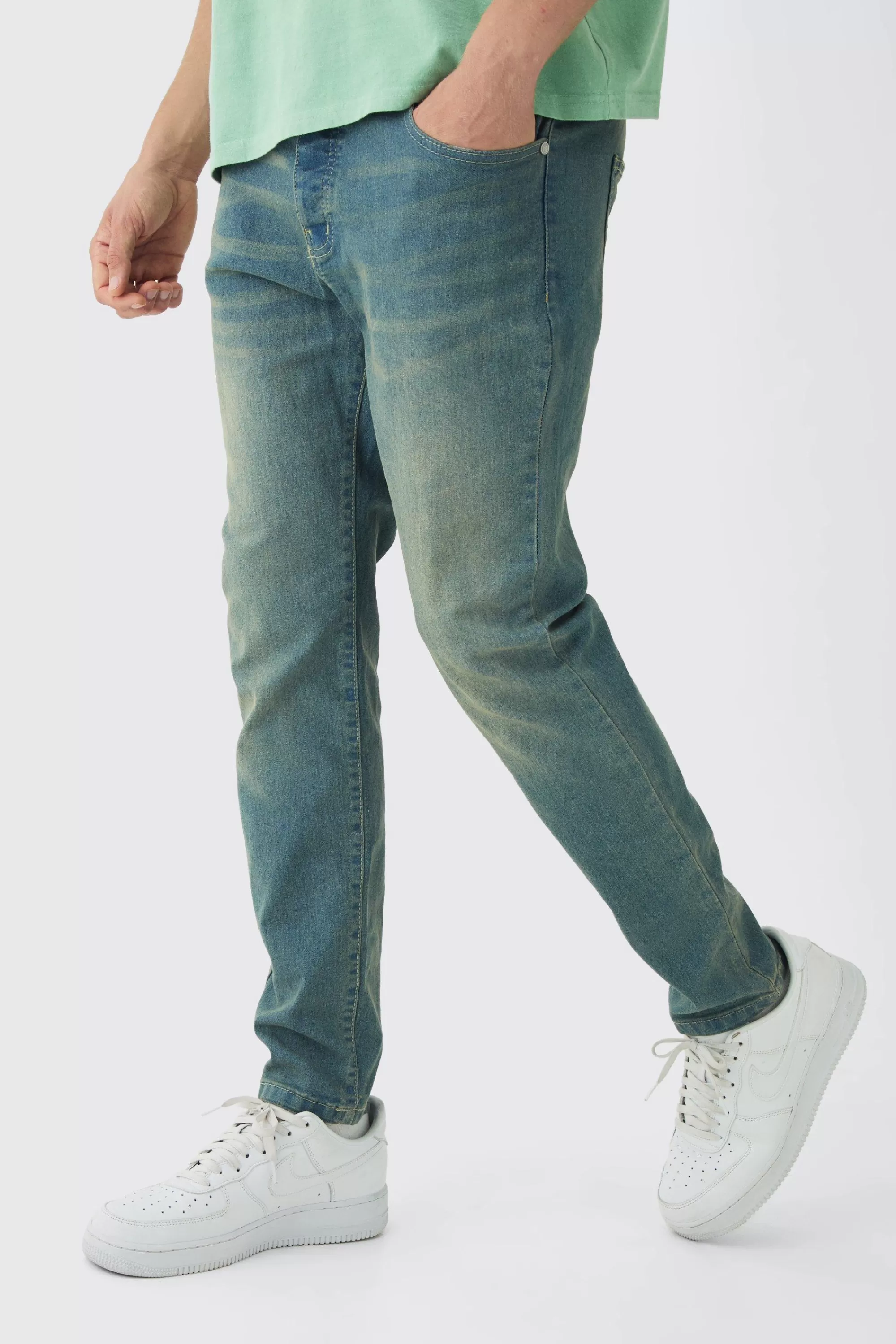 boohooMAN Skinny Stretch Jean | UK
