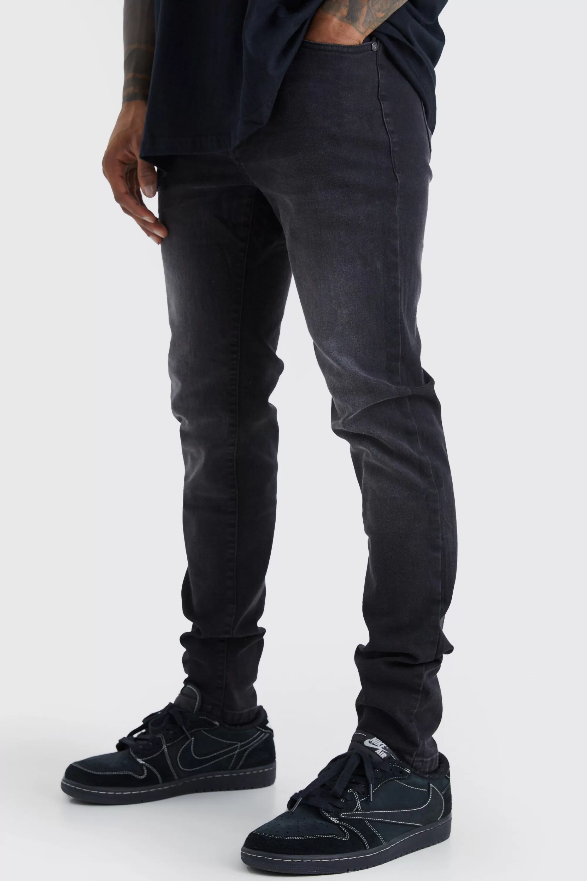 boohooMAN Skinny Stretch Jean | UK