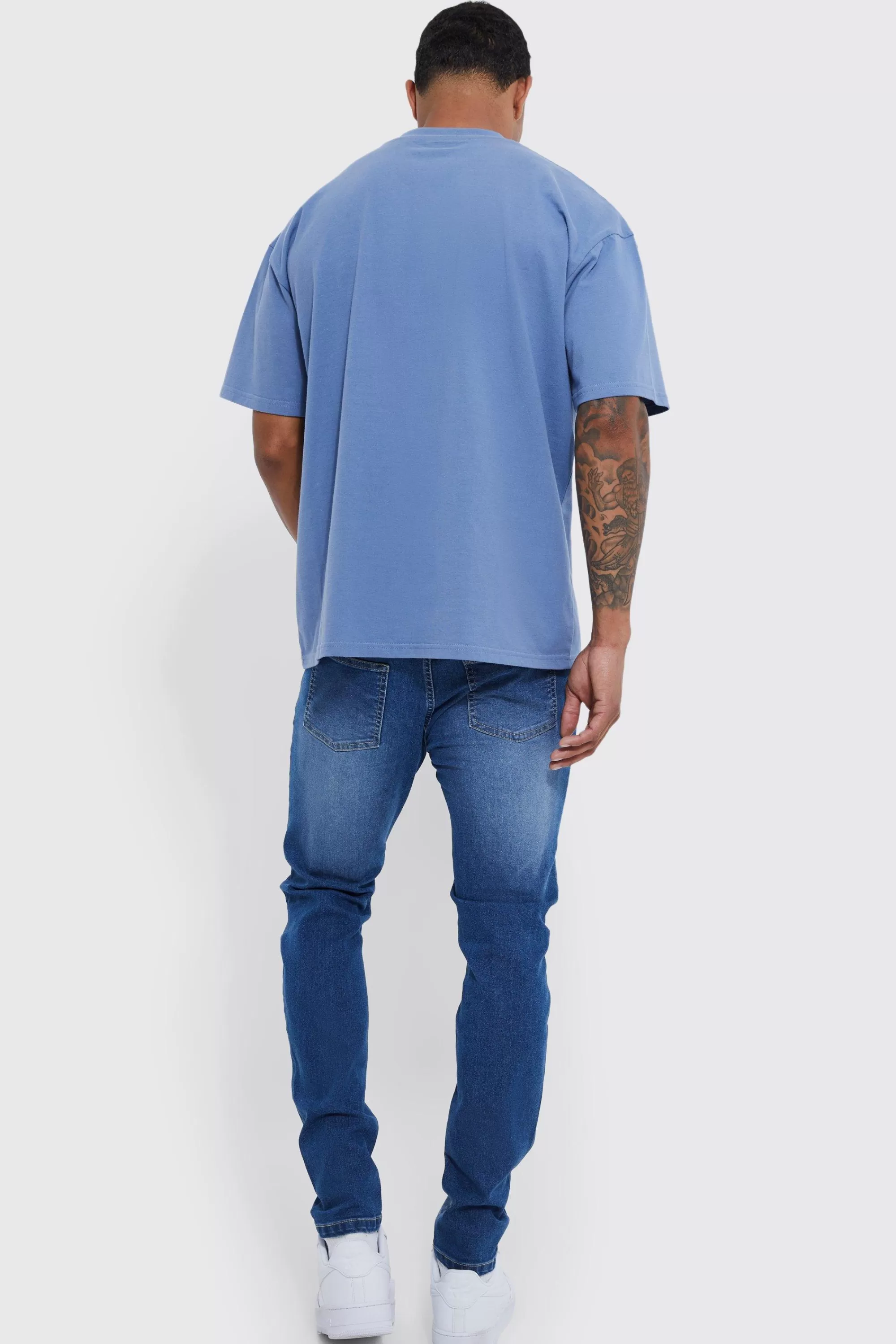 boohooMAN Skinny Stretch Jeans | UK