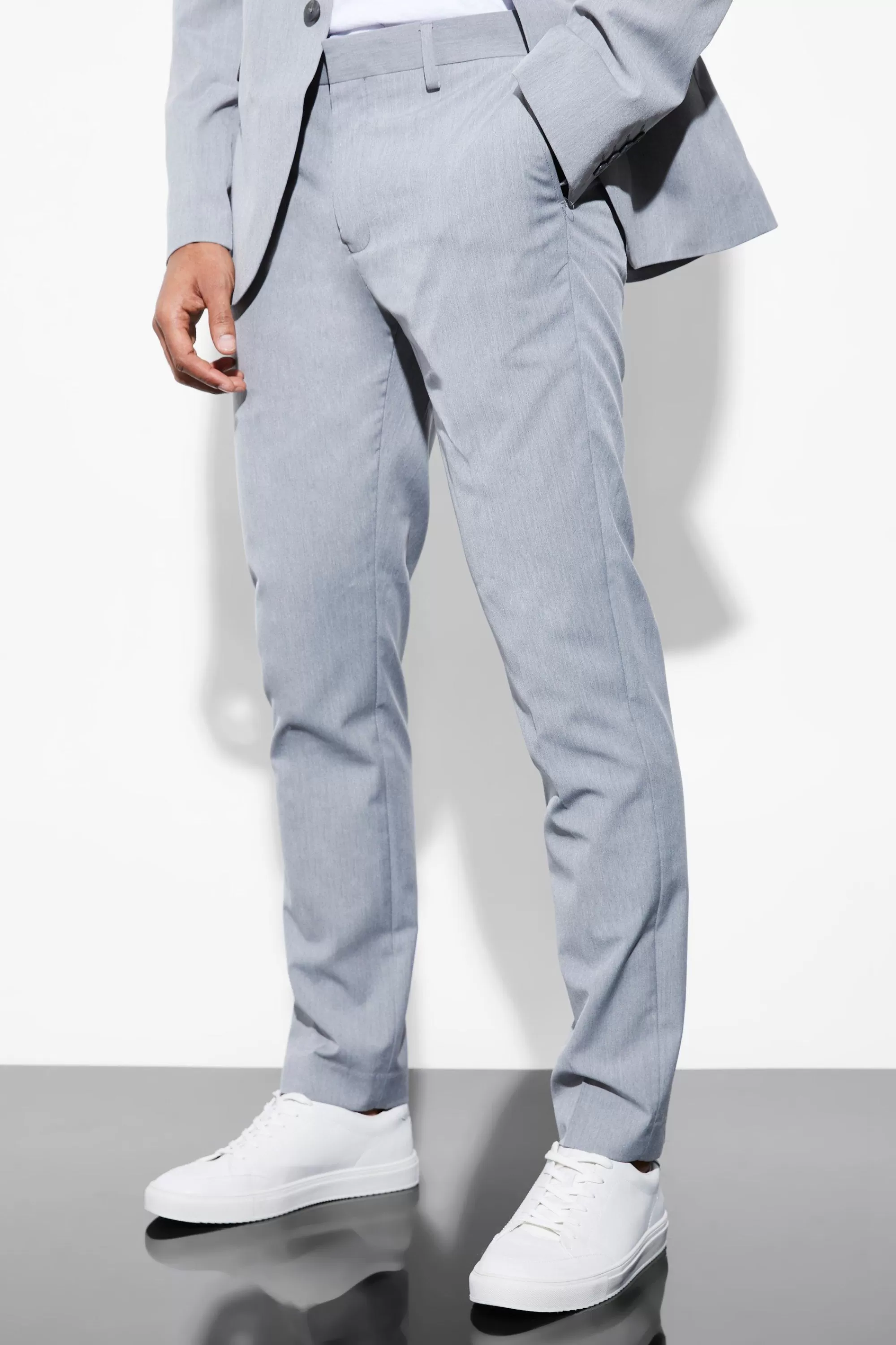 boohooMAN Skinny Suit Trousers | UK