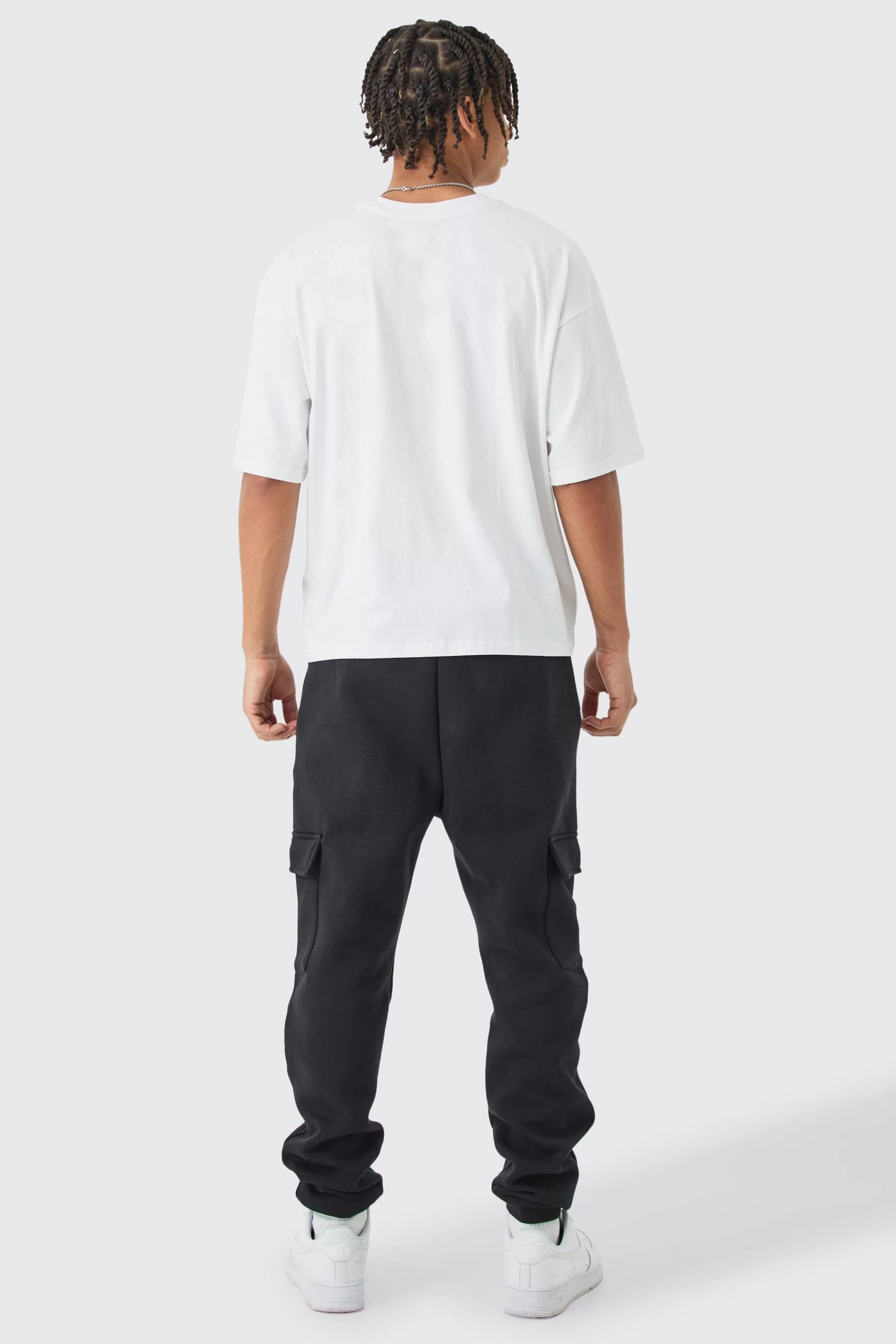 boohooMAN Slim Fit Man Cargo Jogger | UK