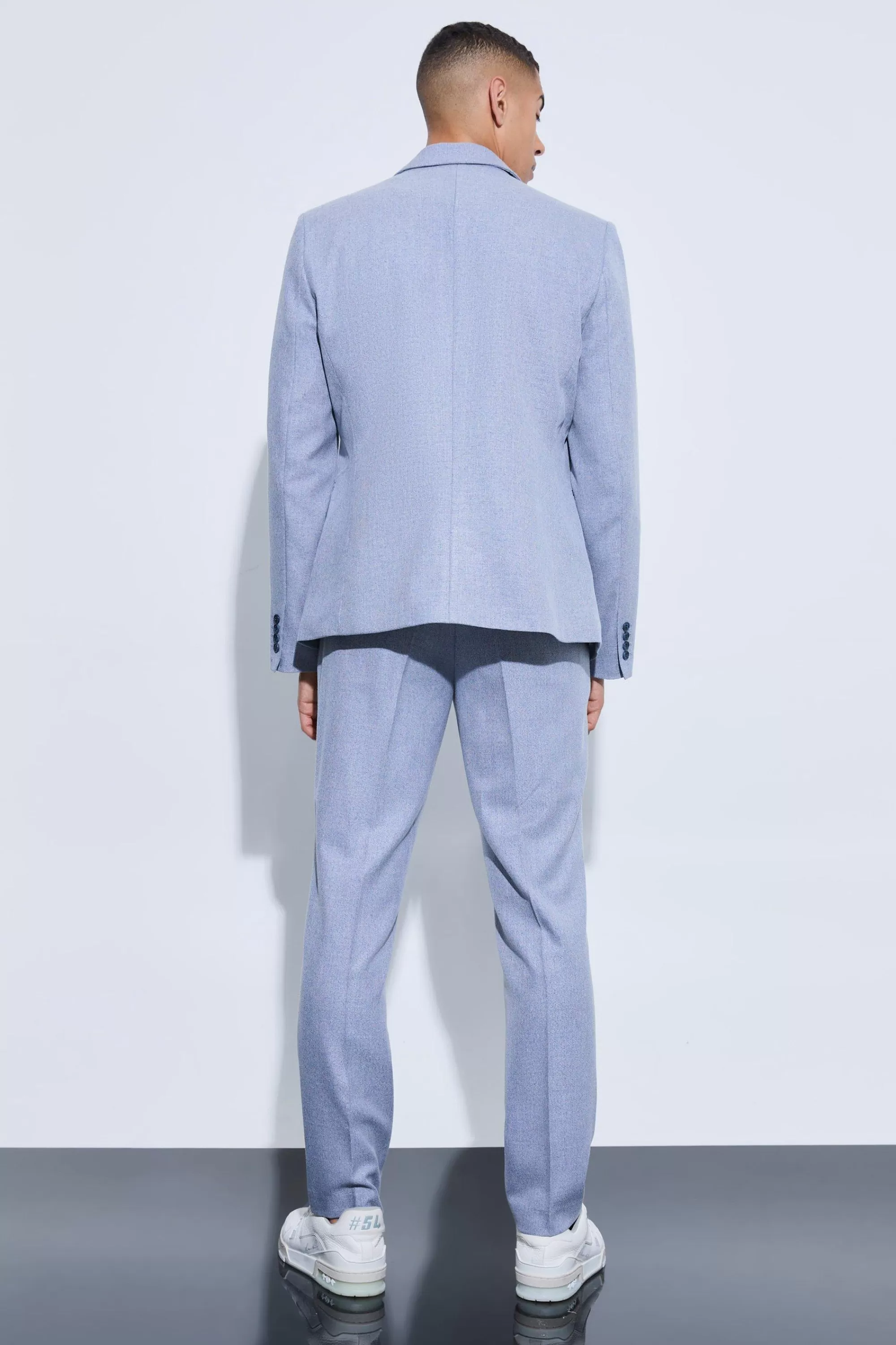 boohooMAN Slim Fit Suit Trousers | UK