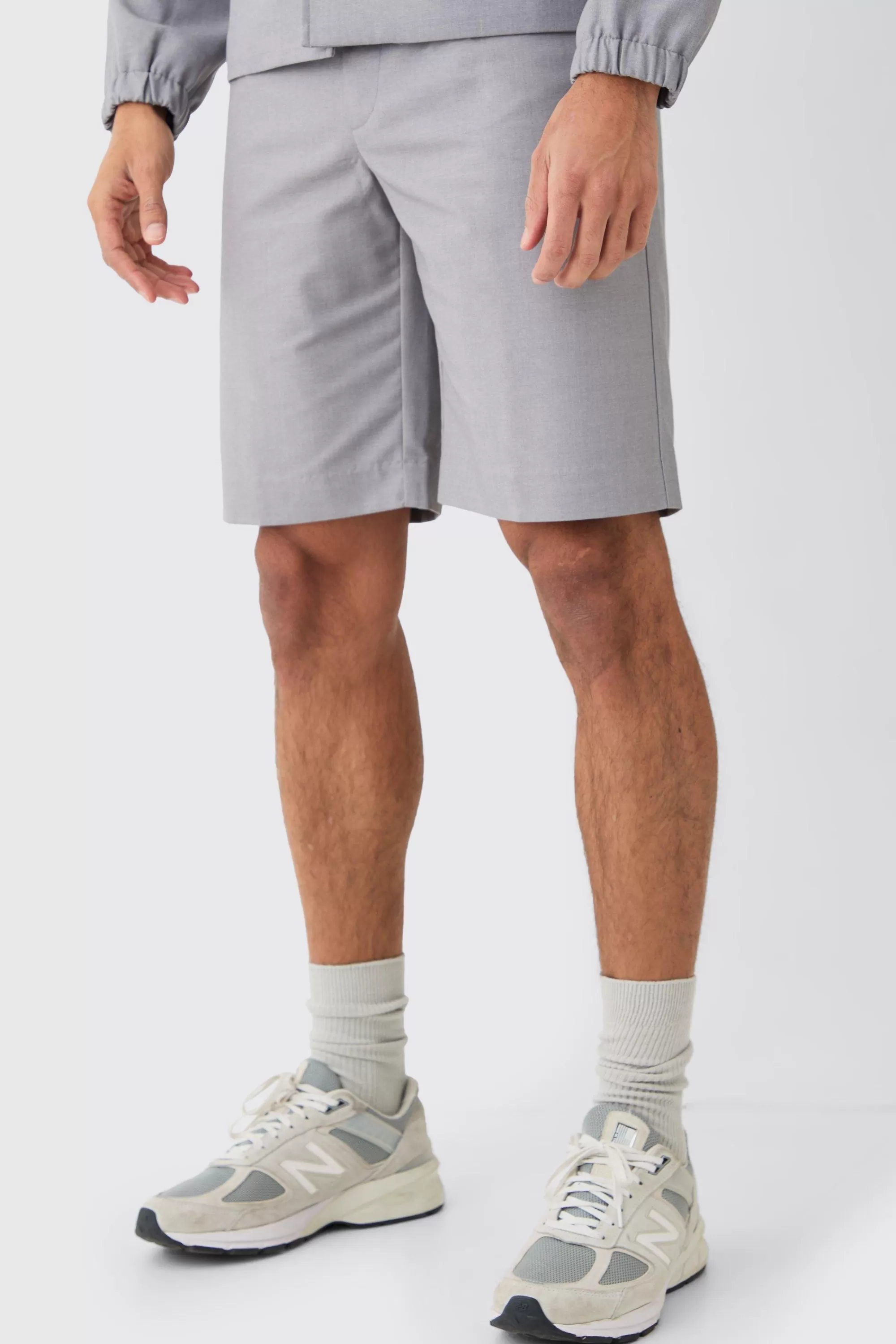 boohooMAN Slim Fit Tailored Shorts | UK