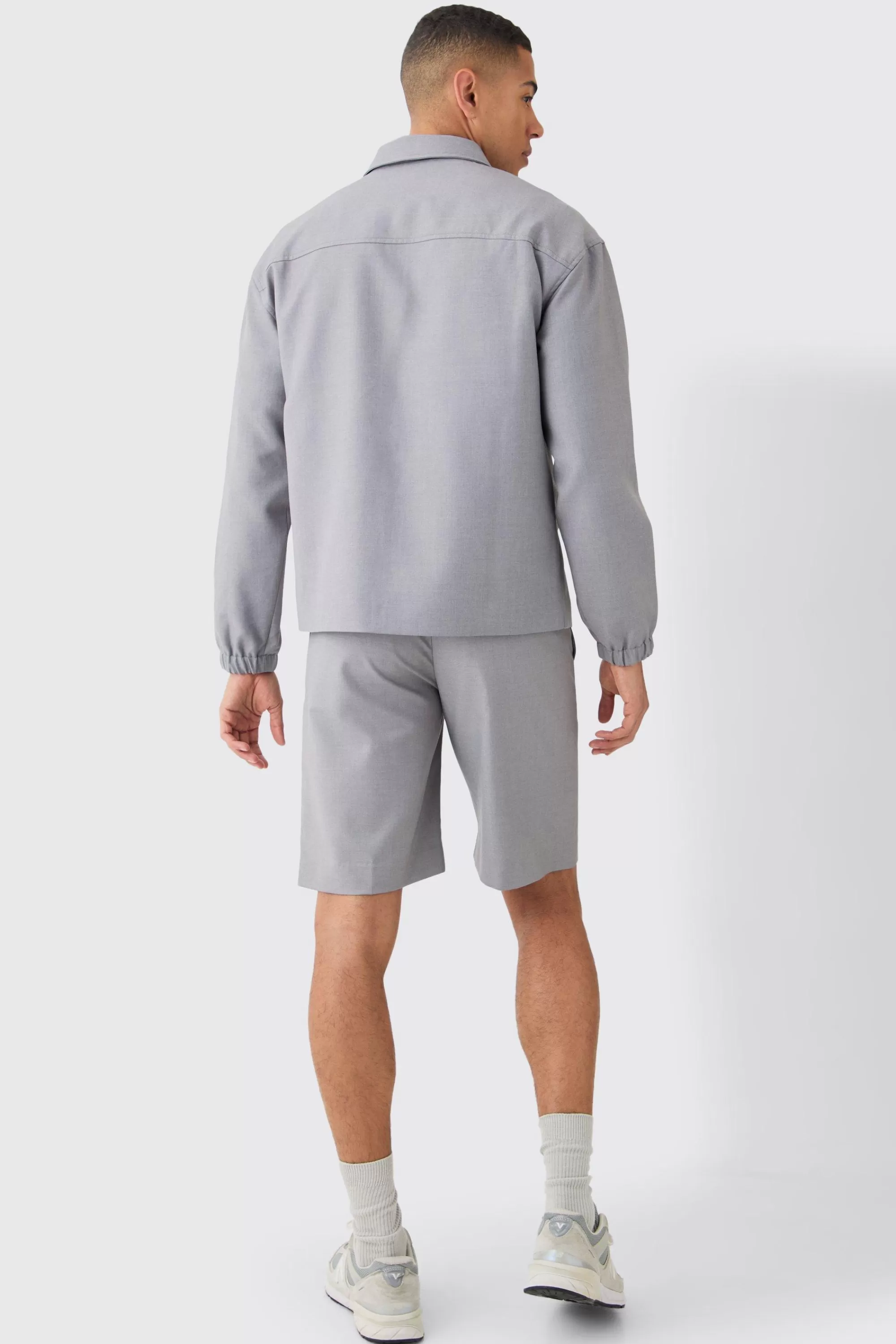 boohooMAN Slim Fit Tailored Shorts | UK