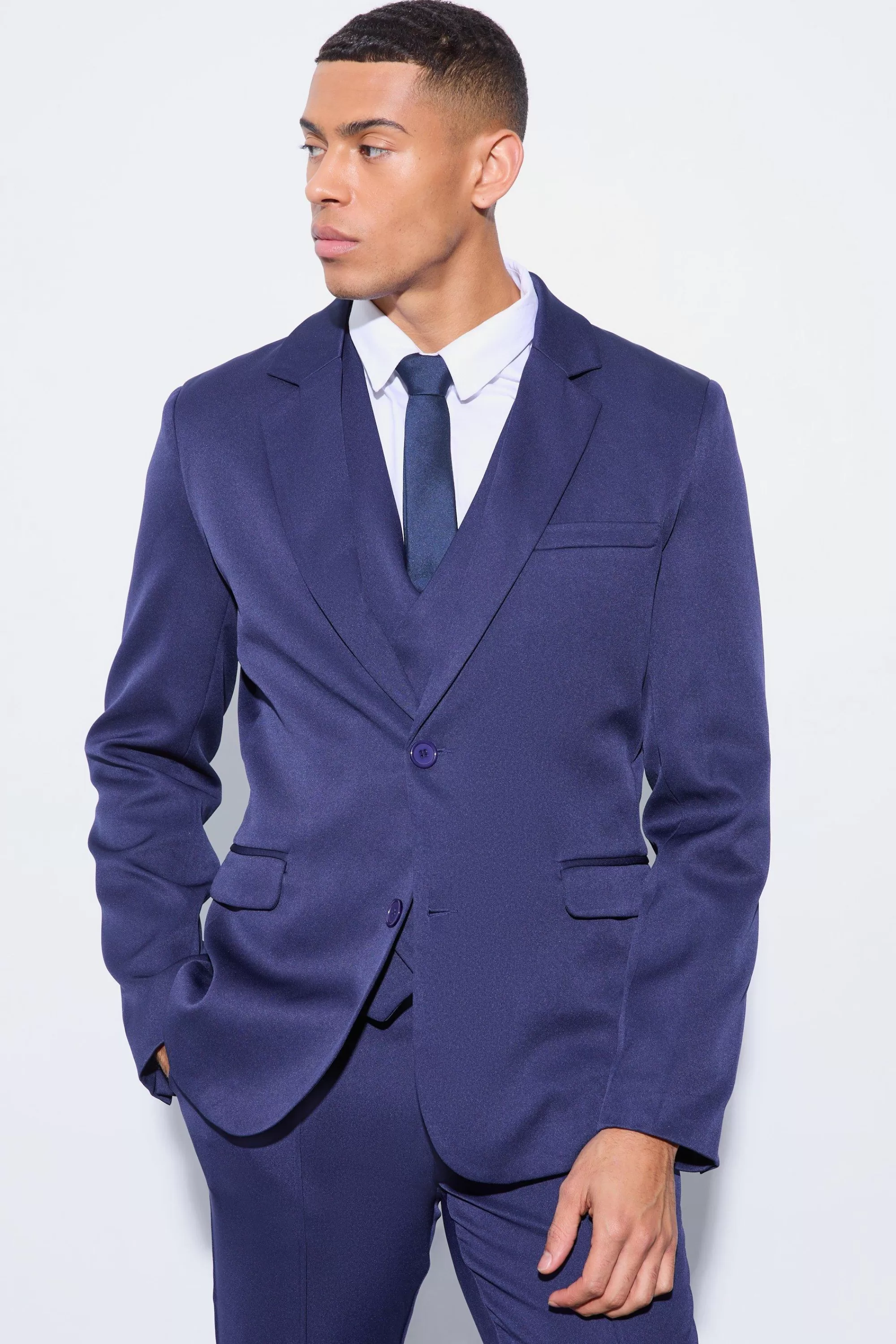 boohooMAN Slim Single Breasted Blazer | UK