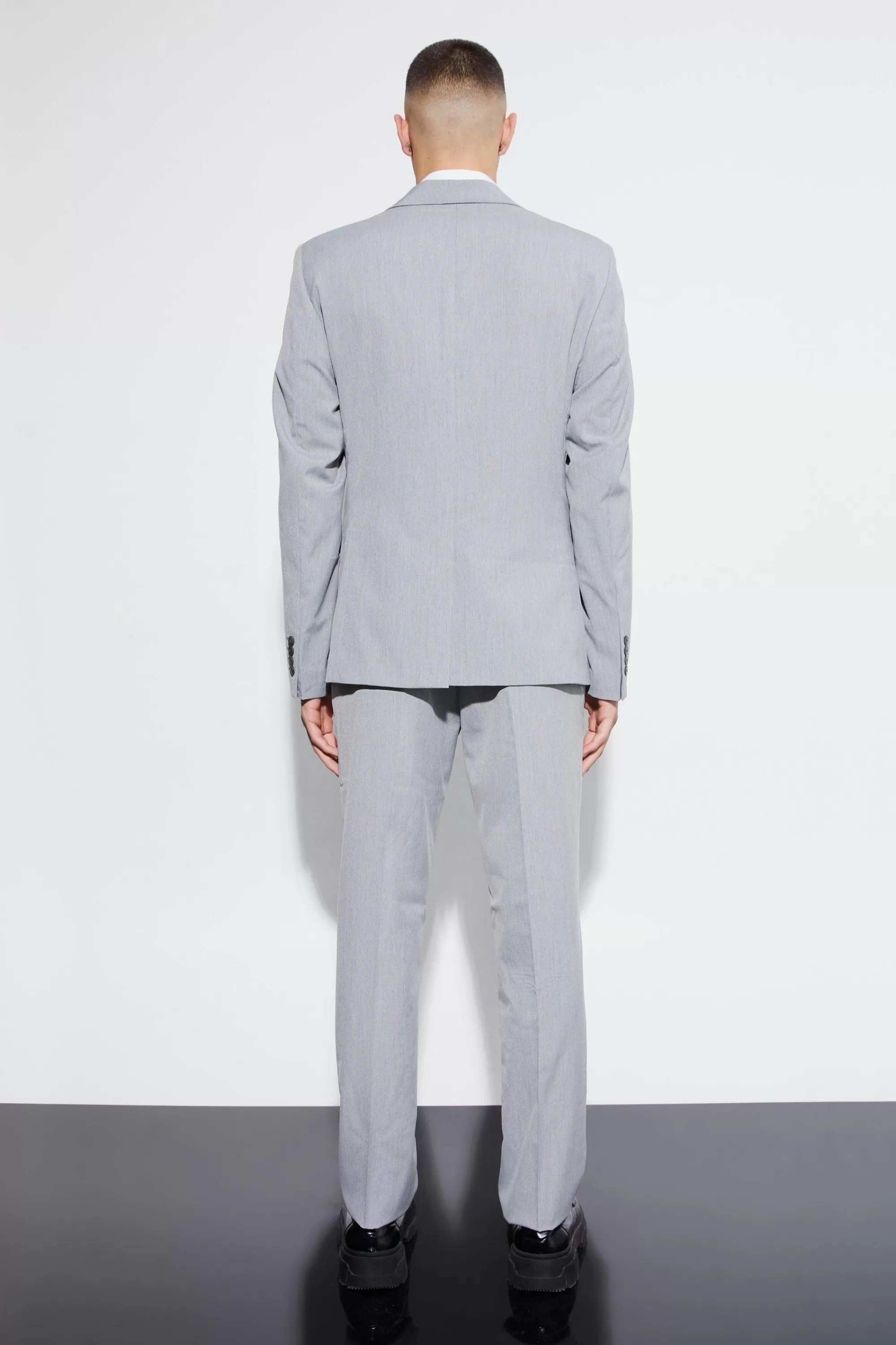 boohooMAN Slim Single Breasted Suit Jacket | UK