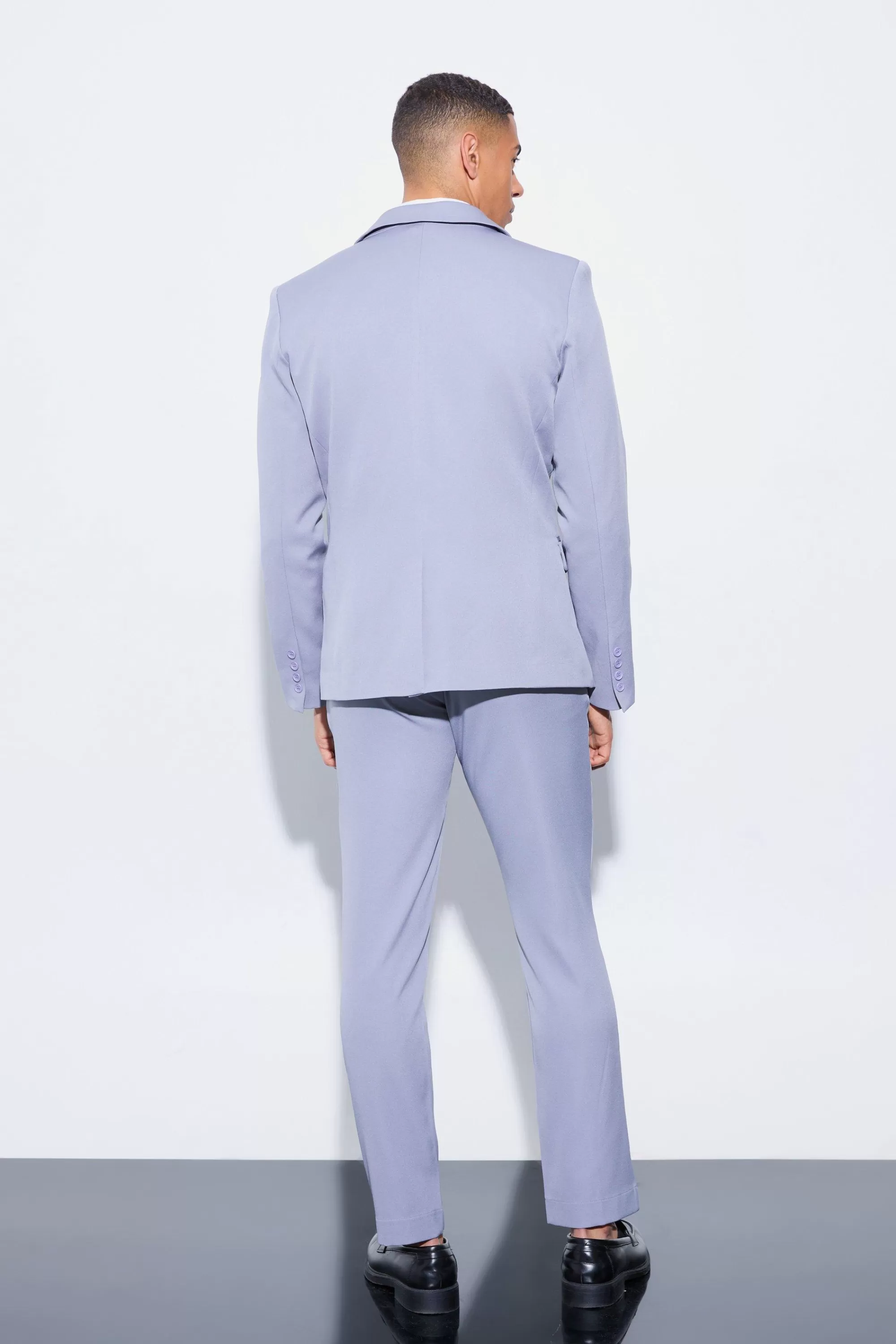boohooMAN Slim Single Breasted Three Piece Suit | UK