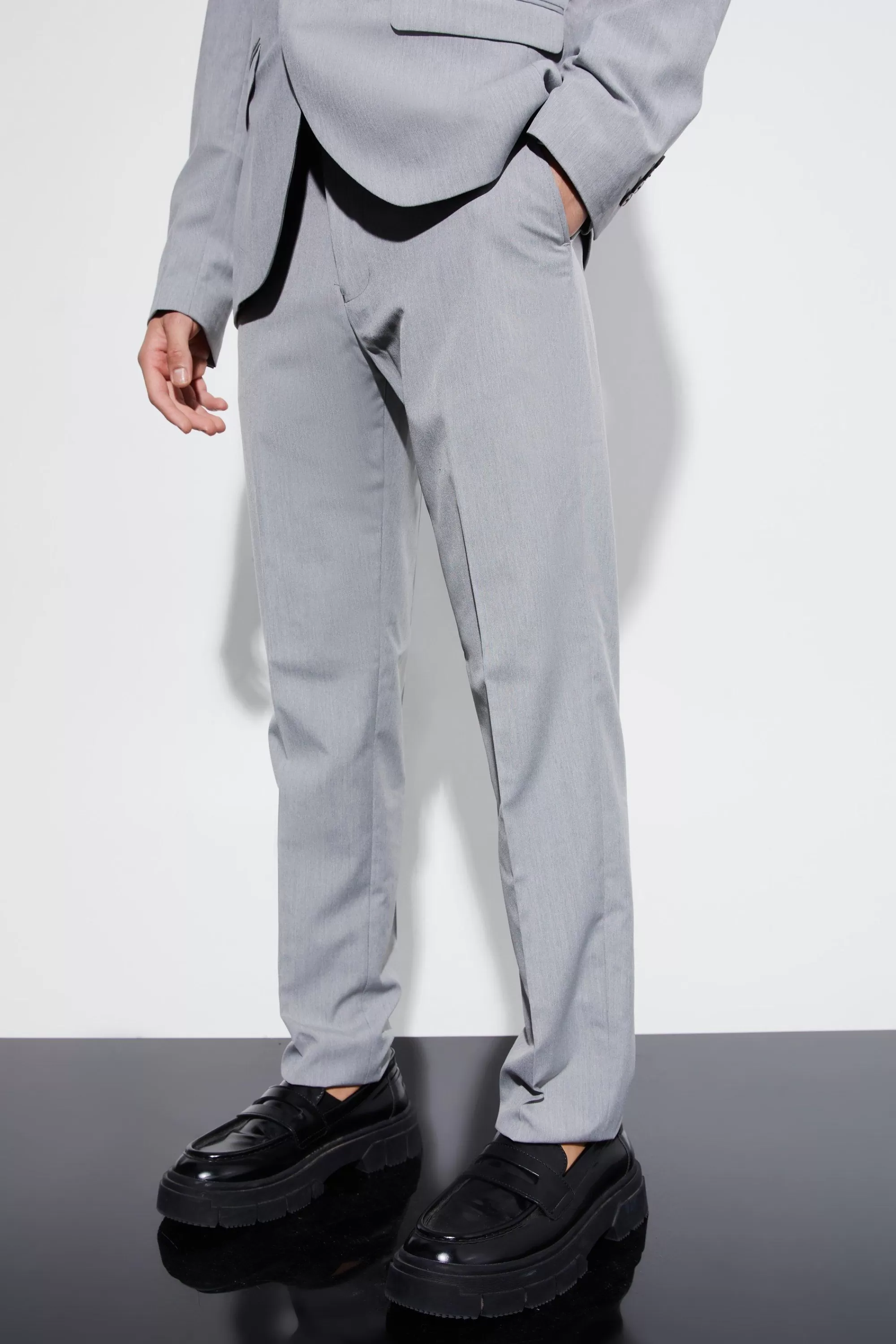boohooMAN Slim Suit Trousers | UK