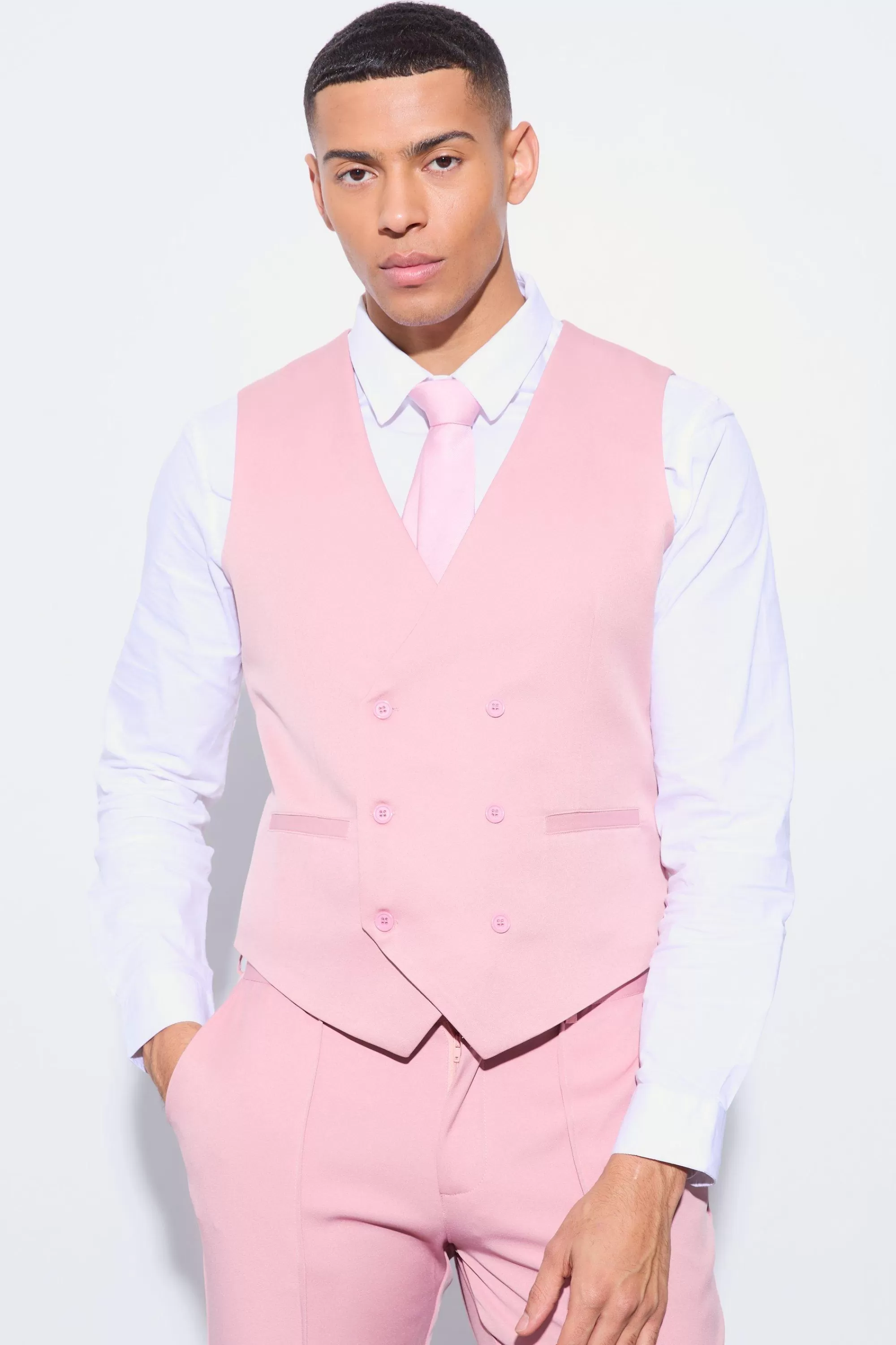 boohooMAN Slim Waistcoat | UK