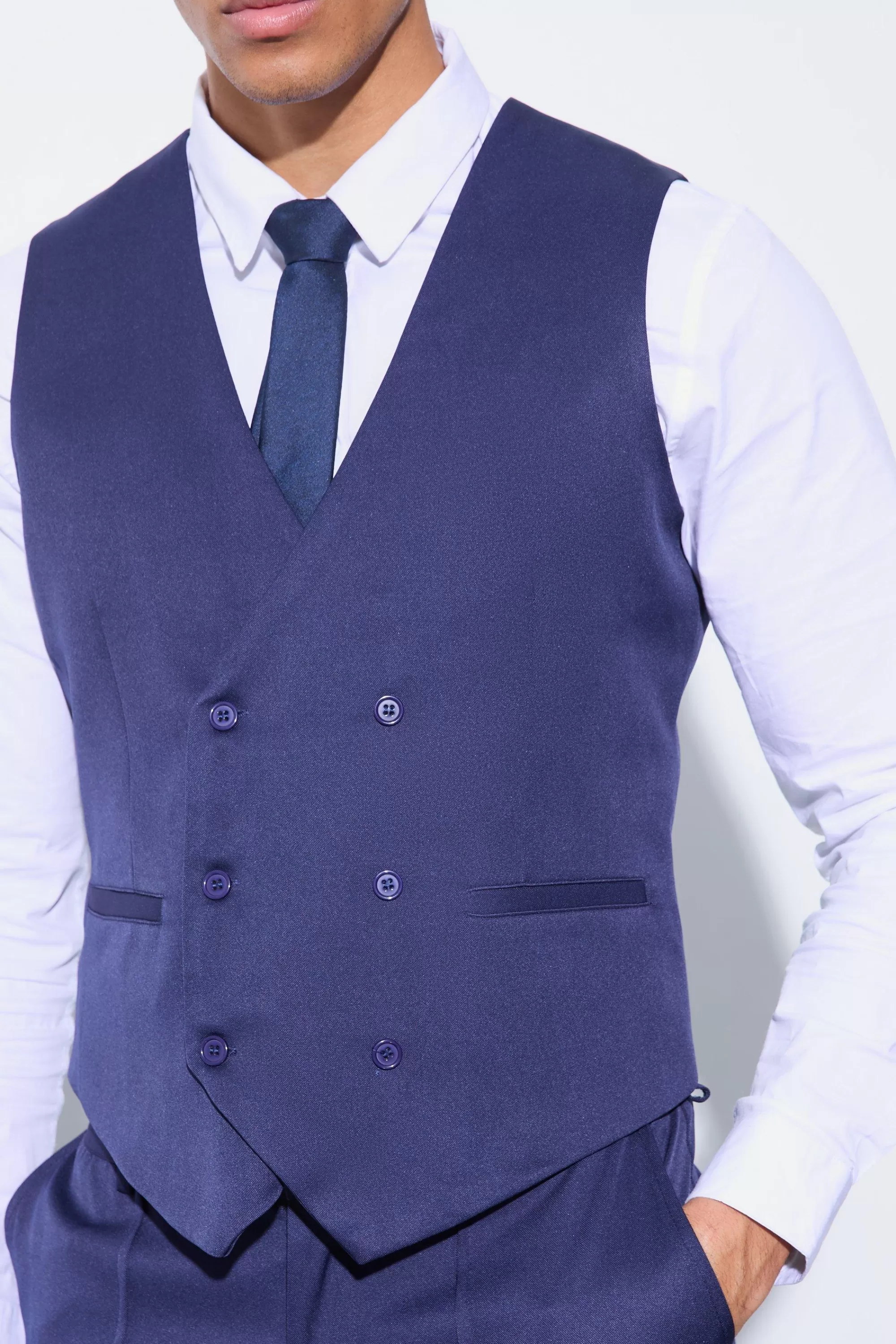 boohooMAN Slim Waistcoat | UK