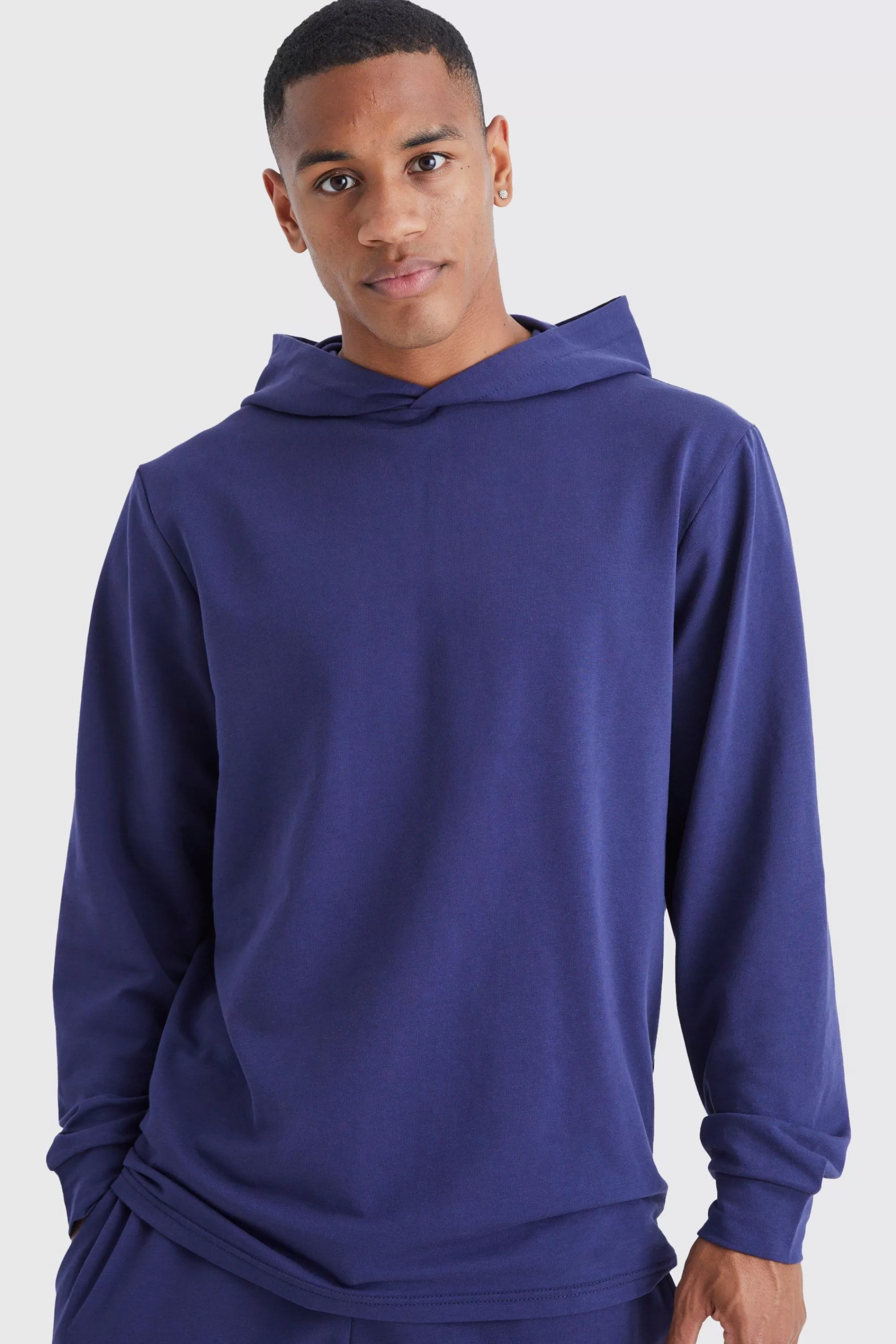 boohooMAN Soft Feel Lounge Hoodie | UK