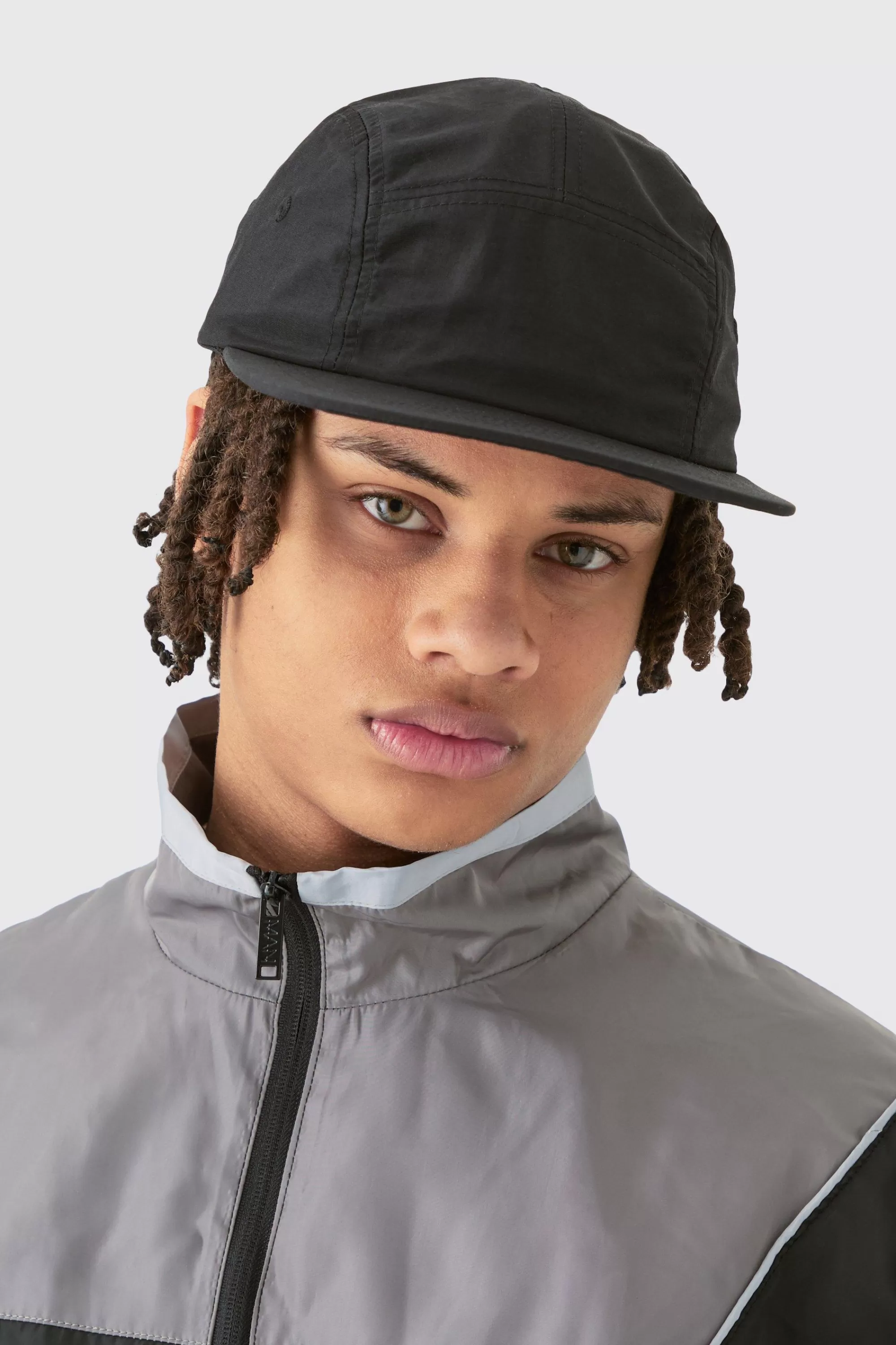 boohooMAN Soft Touch Woven Camper Hat In | UK