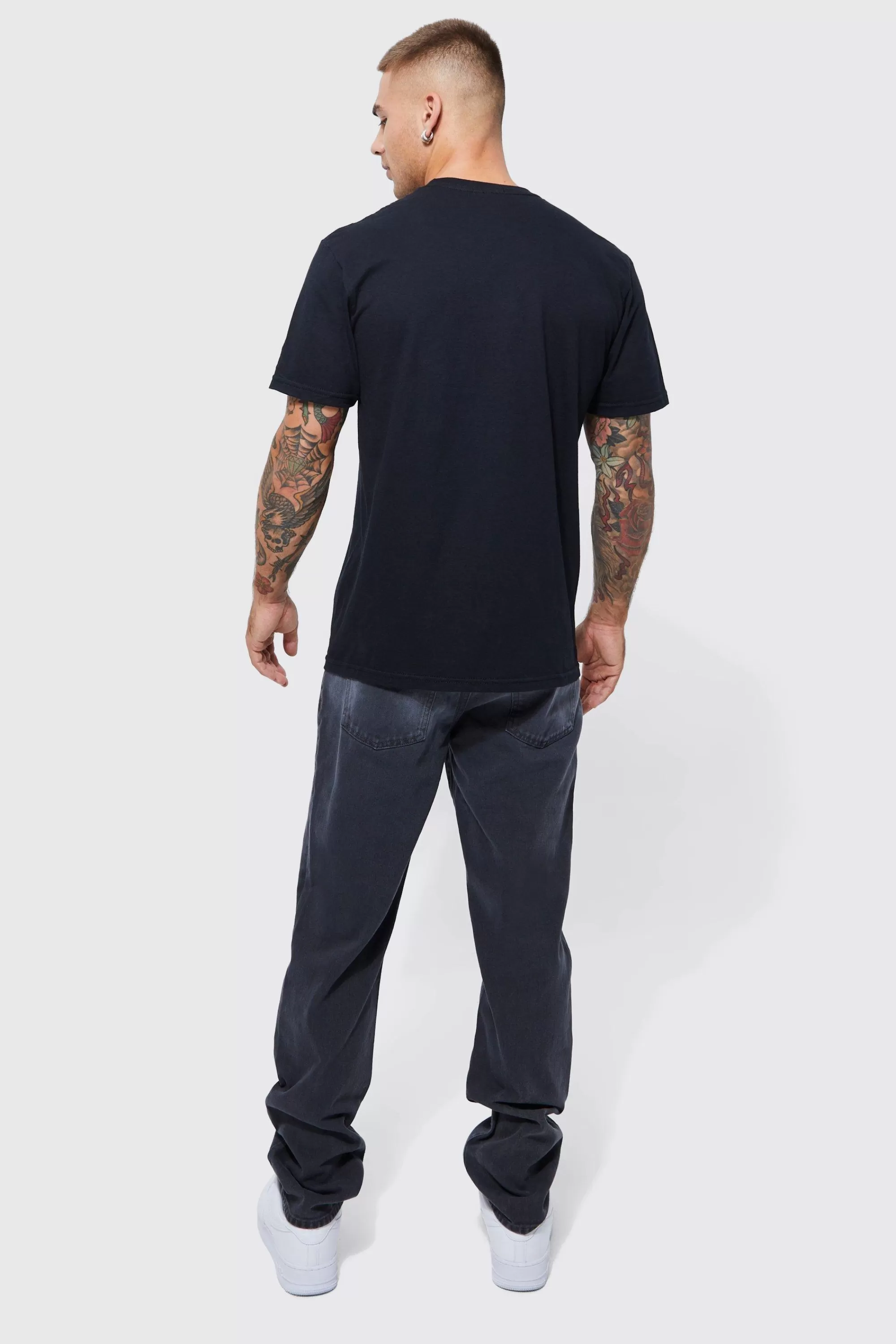 boohooMAN Straight Rigid Jean | UK