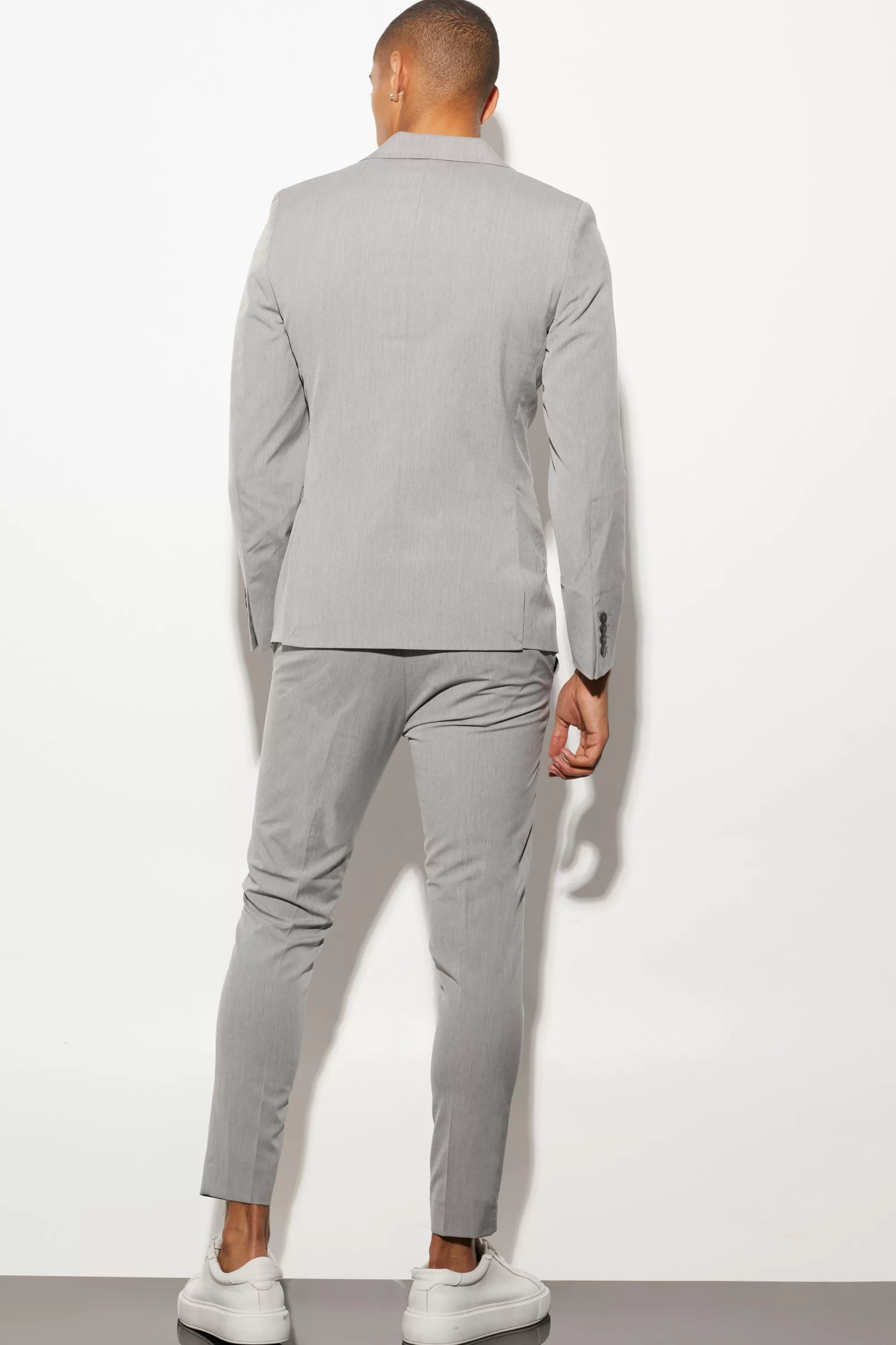 boohooMAN Super Skinny Double Breasted Suit Jacket | UK
