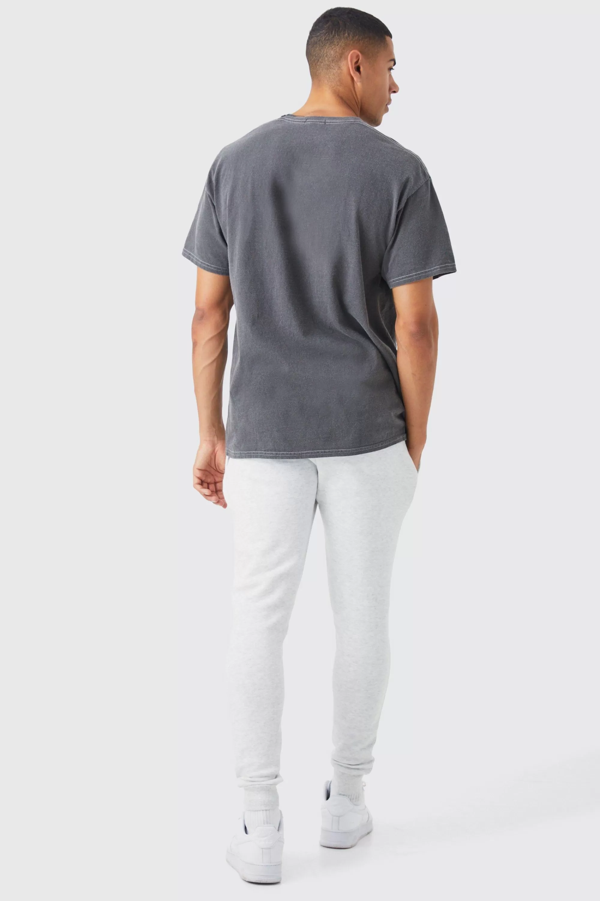 boohooMAN Super Skinny Fit Jogger | UK