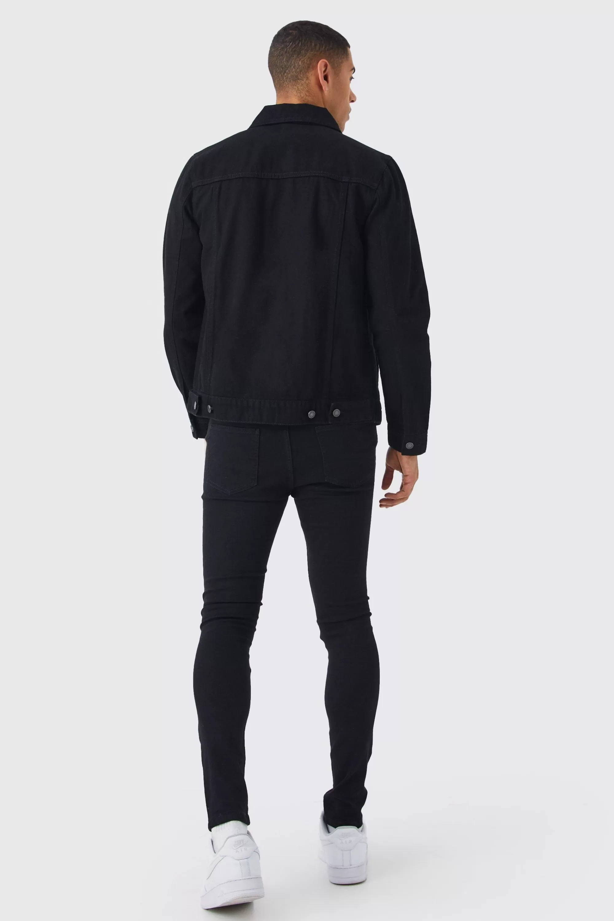 boohooMAN Super Skinny Jeans With All Over Rips | UK