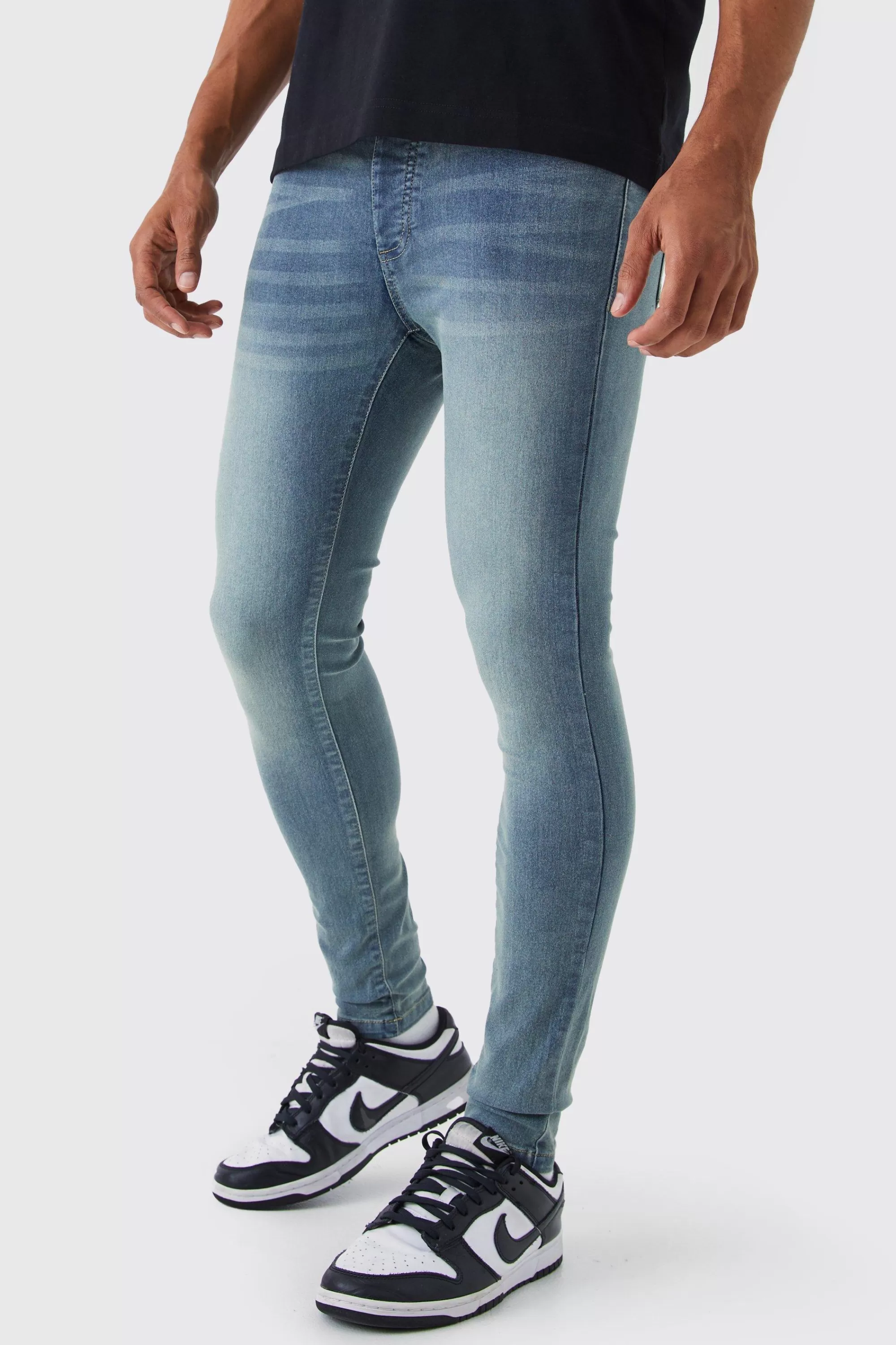 boohooMAN Super Skinny Stretch Jean | UK