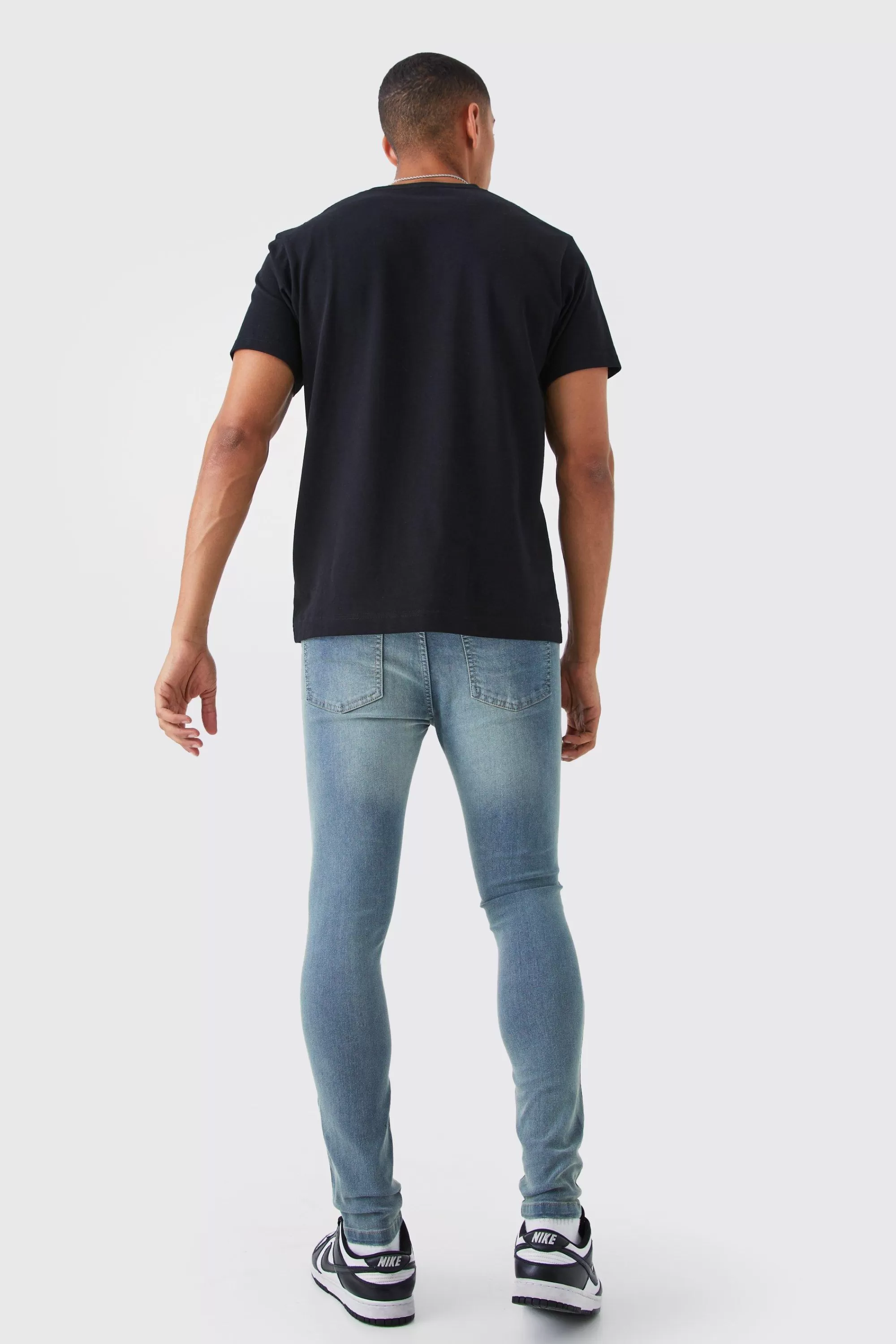 boohooMAN Super Skinny Stretch Jean | UK