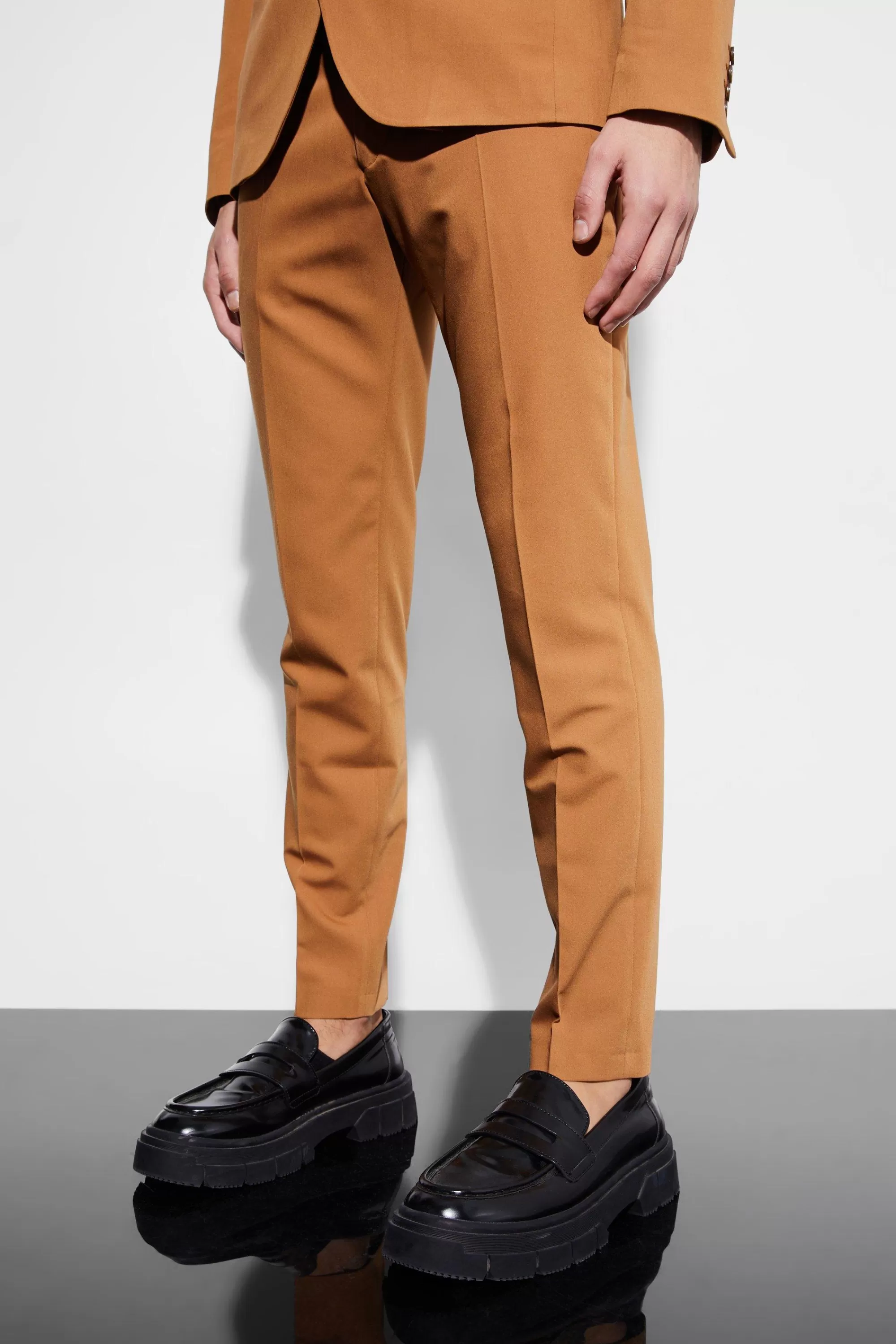 boohooMAN Super Skinny Suit Trousers | UK