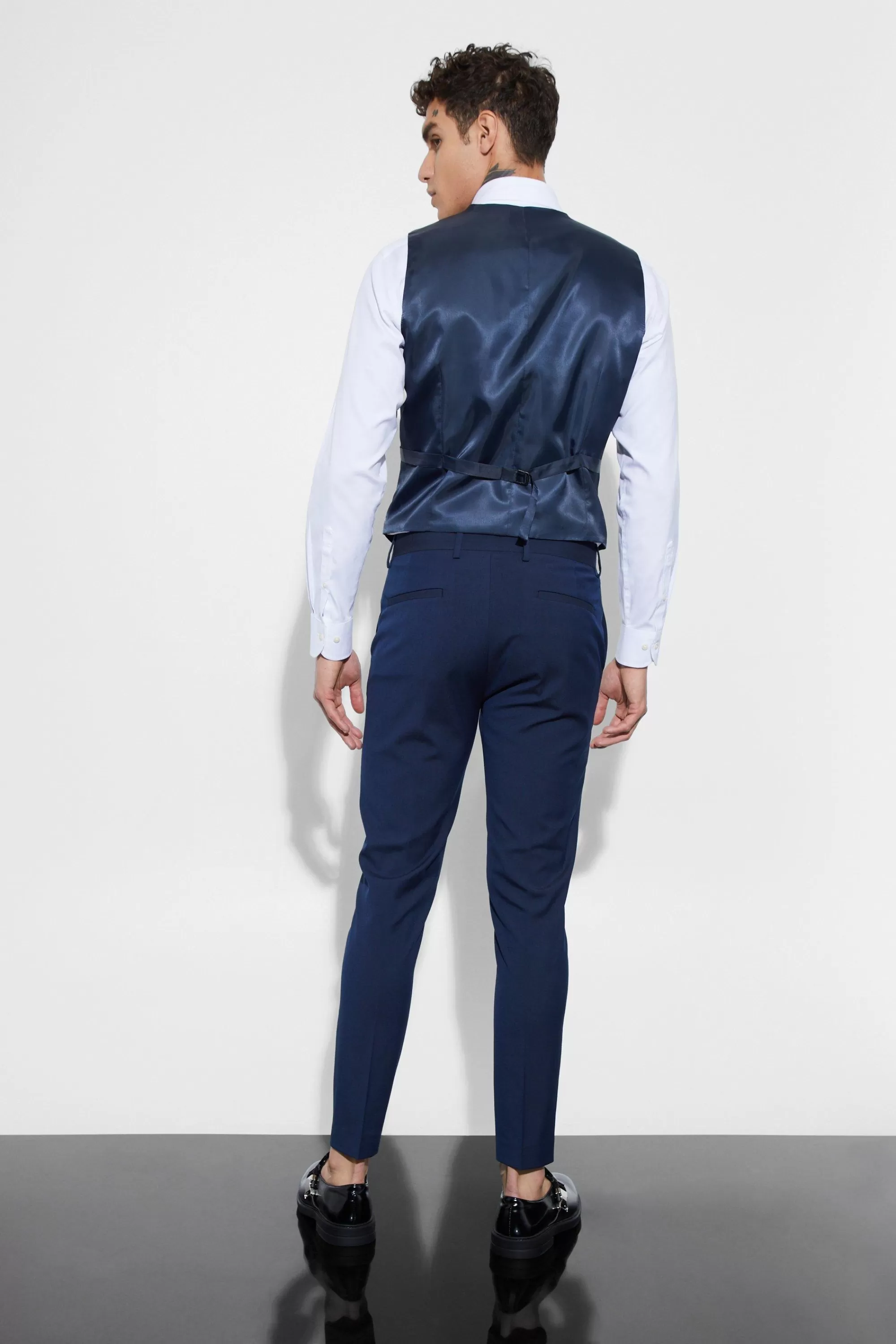 boohooMAN Super Skinny Suit Trousers | UK