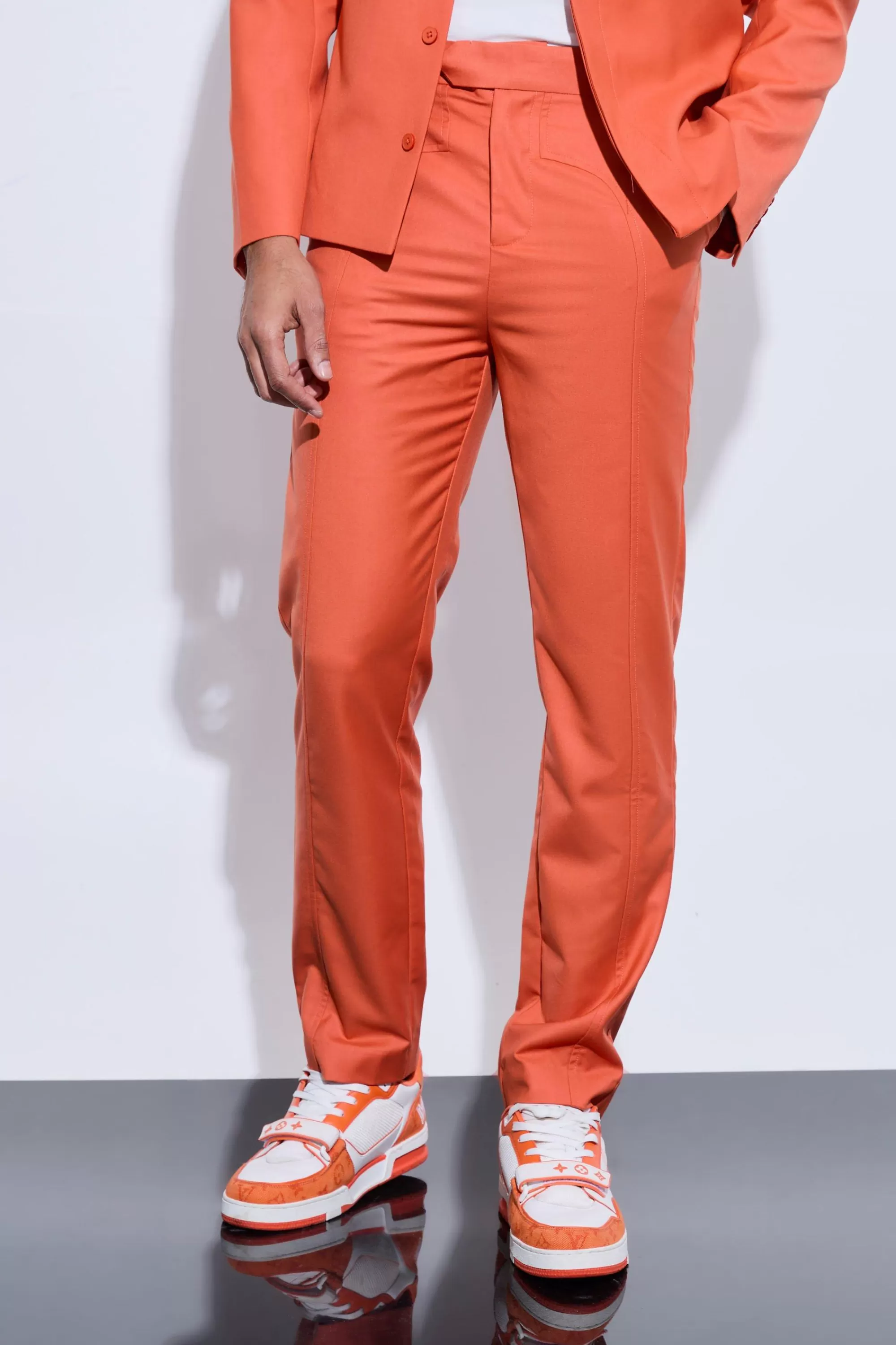 boohooMAN Tailored Harrington Suit | UK