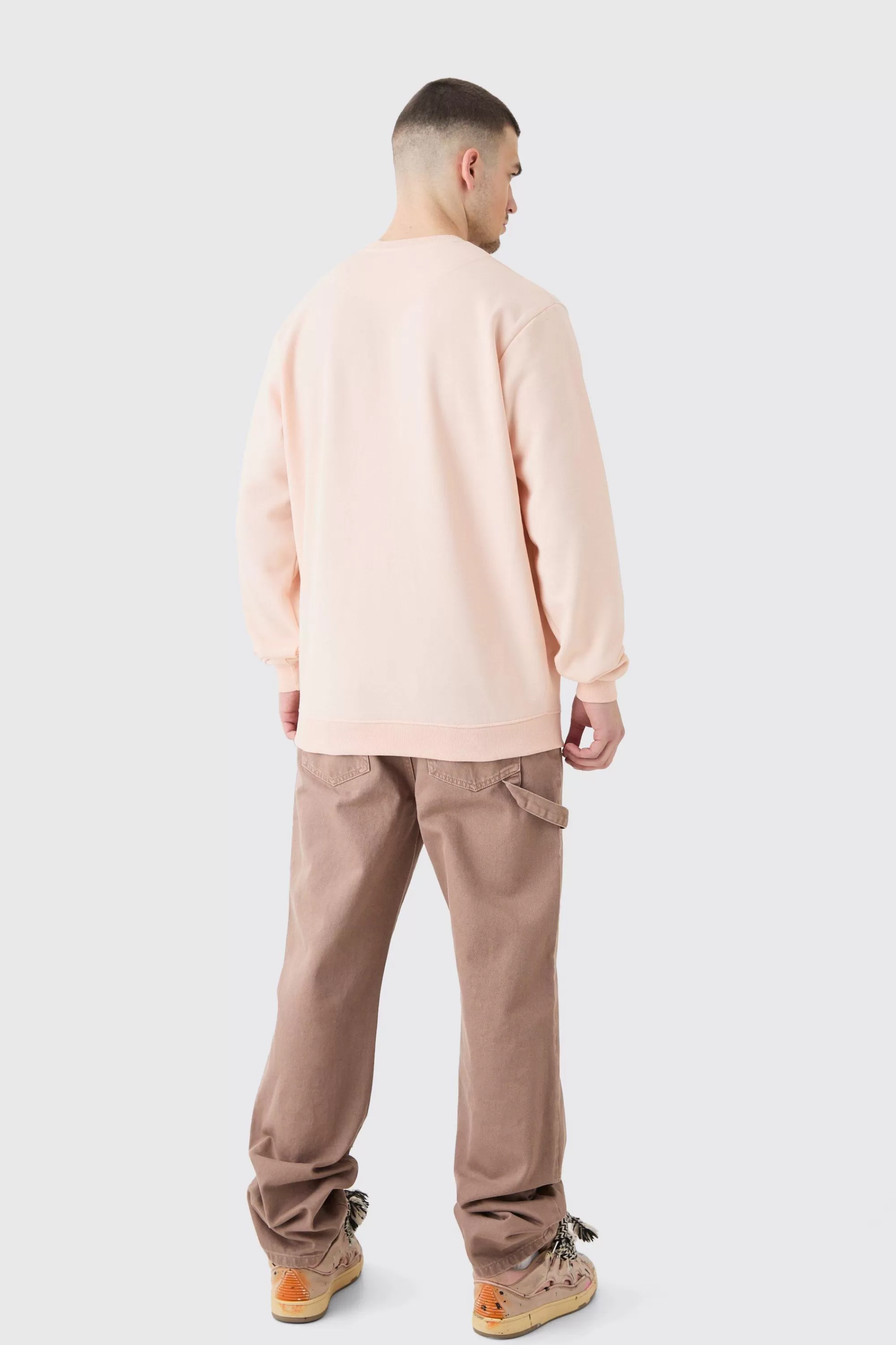 boohooMAN Tall Basic Crew Neck Homme Sweatshirt | UK